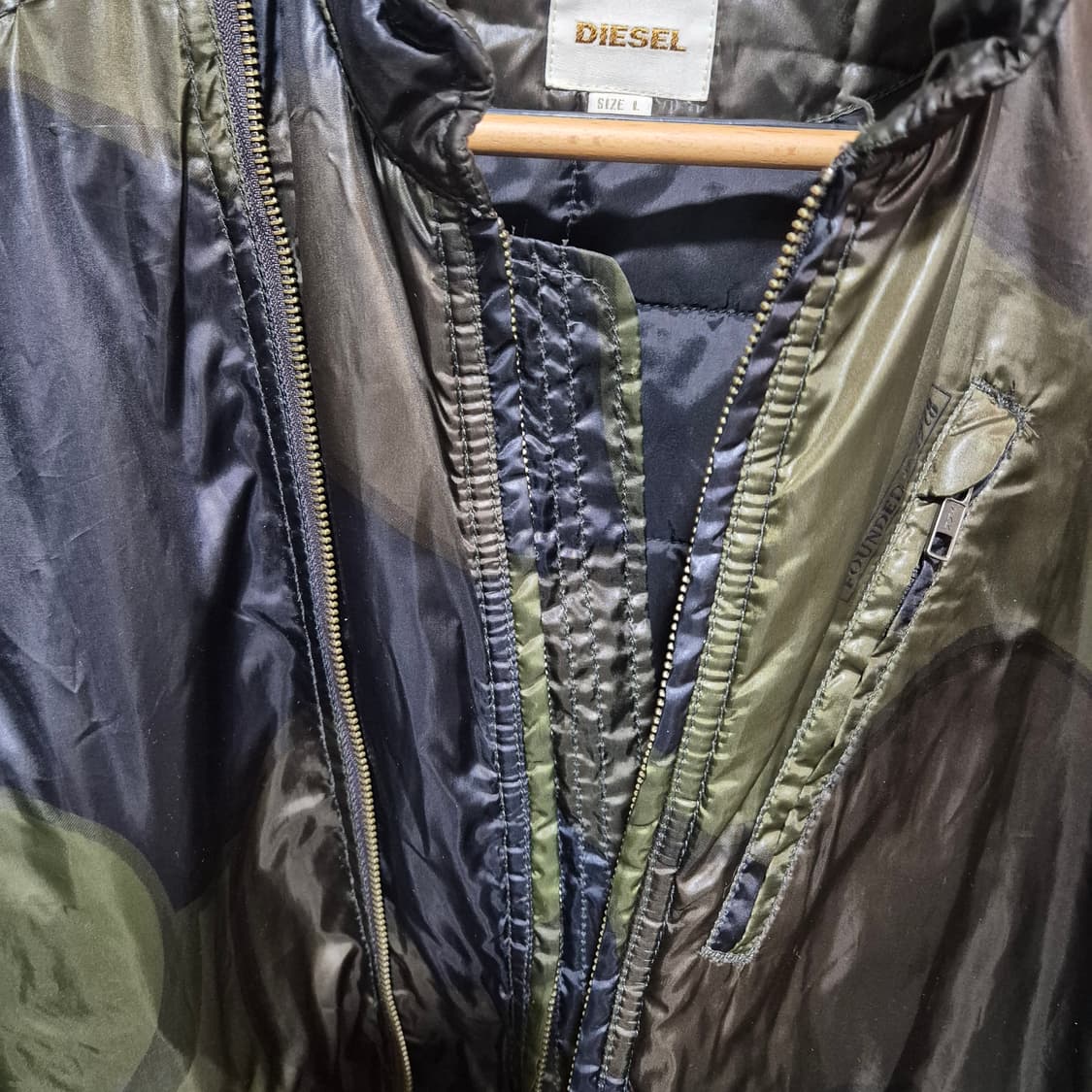 디젤 카모 자켓 상품이미지3