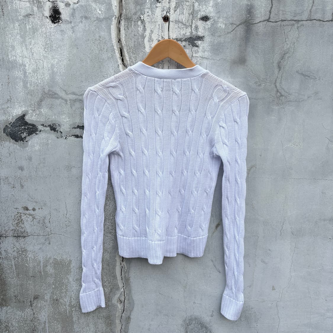 Polo 폴로 케이블 꽈배기 니트 가디건 상품이미지2