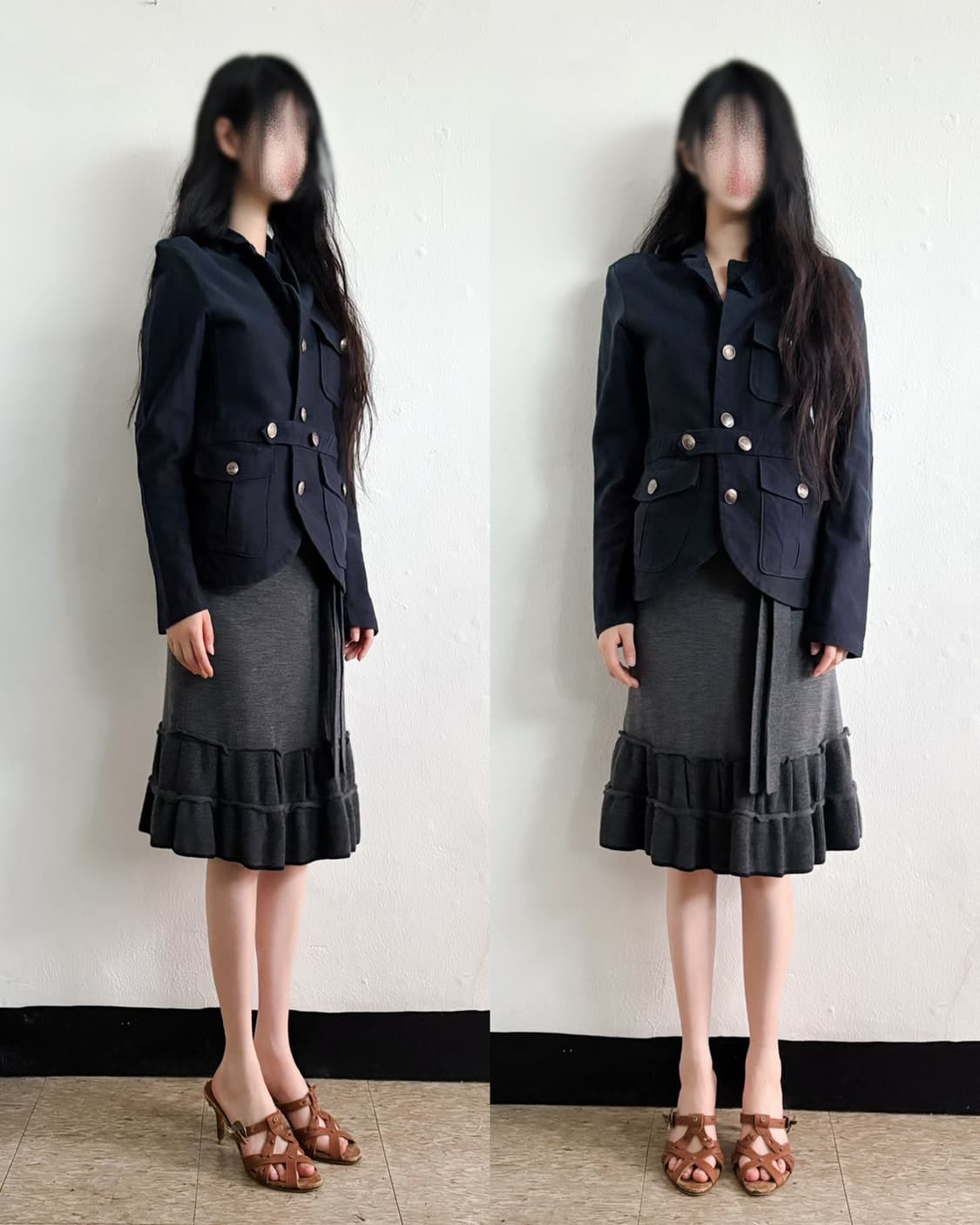 소니아 리키엘 울 스커트 상품이미지1