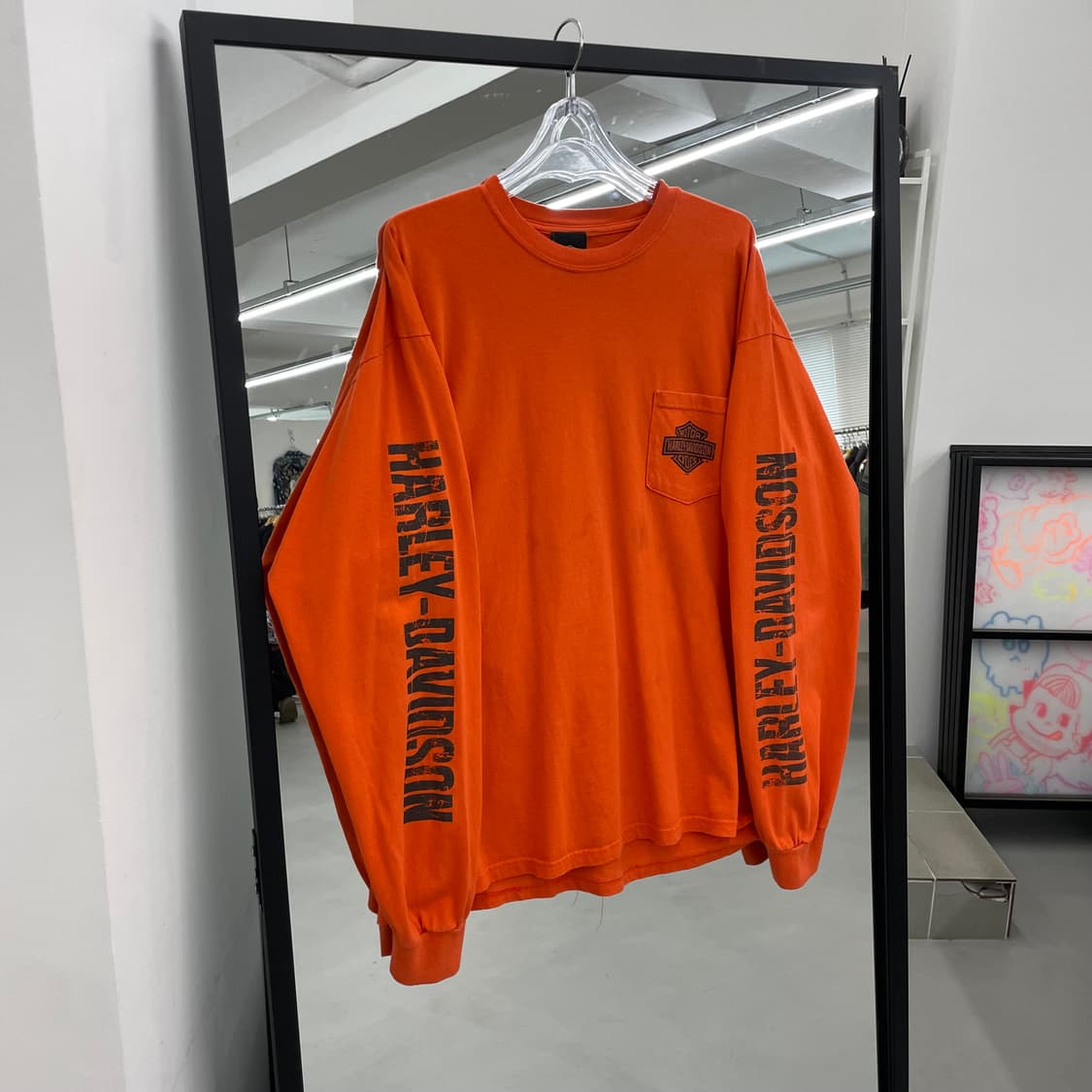 할리데이비슨 이글 바이크 롱슬리브 긴팔 티셔츠 상품이미지3