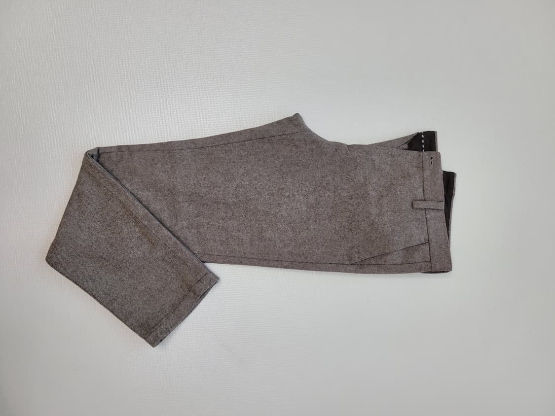 언더우드 UNDERWOOD 남자 헤링본 모직 바지 32 브라운 상품이미지2