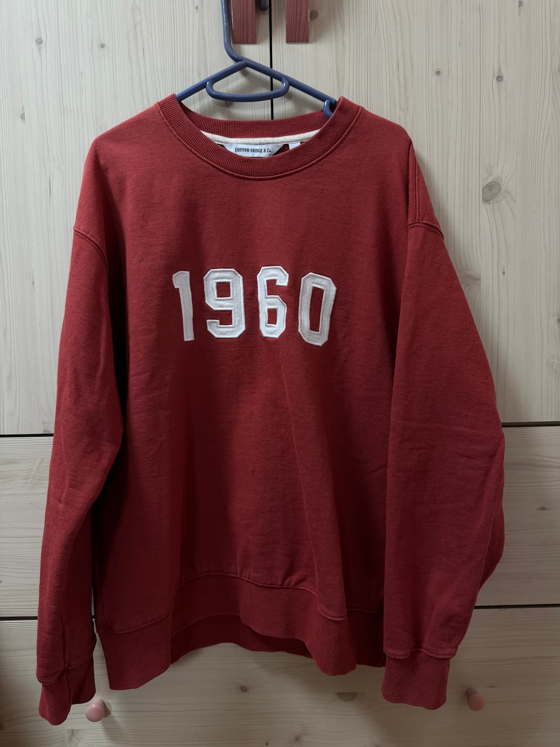 유니폼브릿지 1960 스웻셔츠 / 맨투맨 버건디 S 상품이미지2