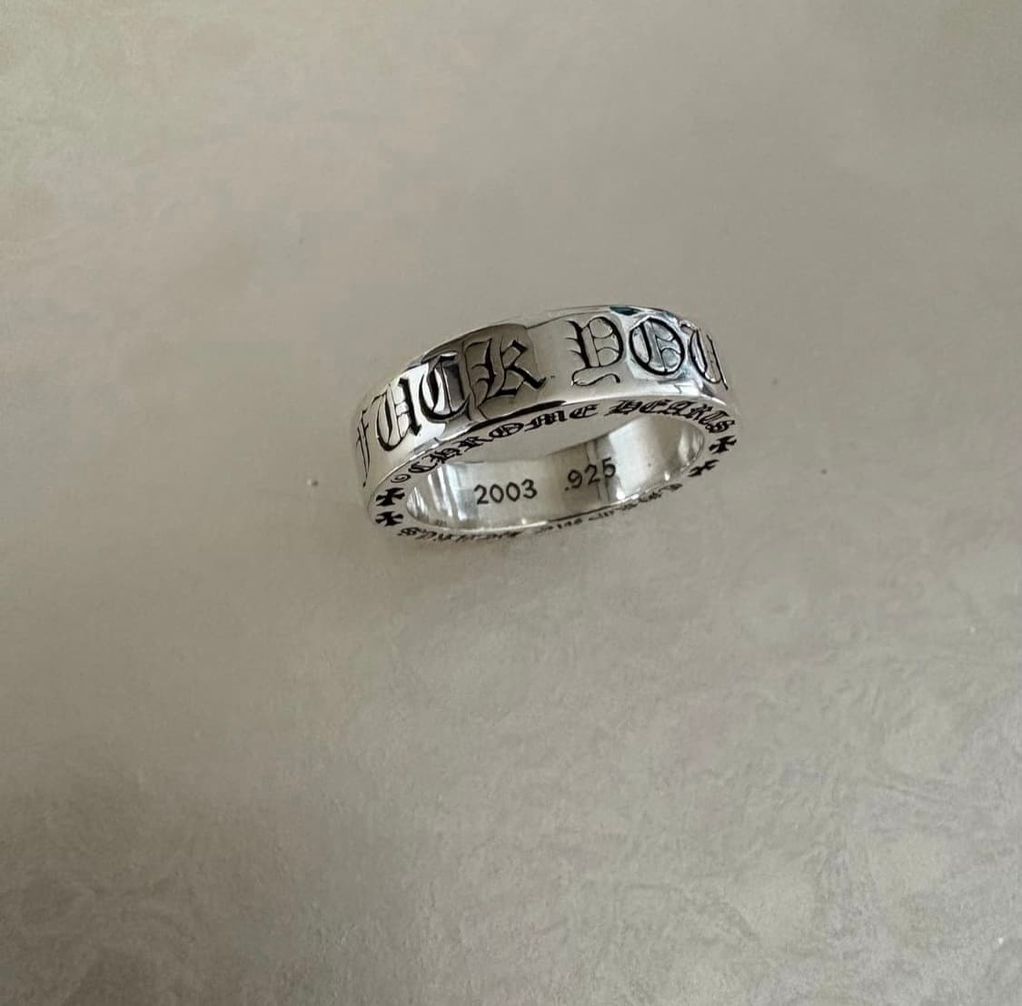 크롬하츠 퍽유링 6mm 20호 (us10) 상품이미지2