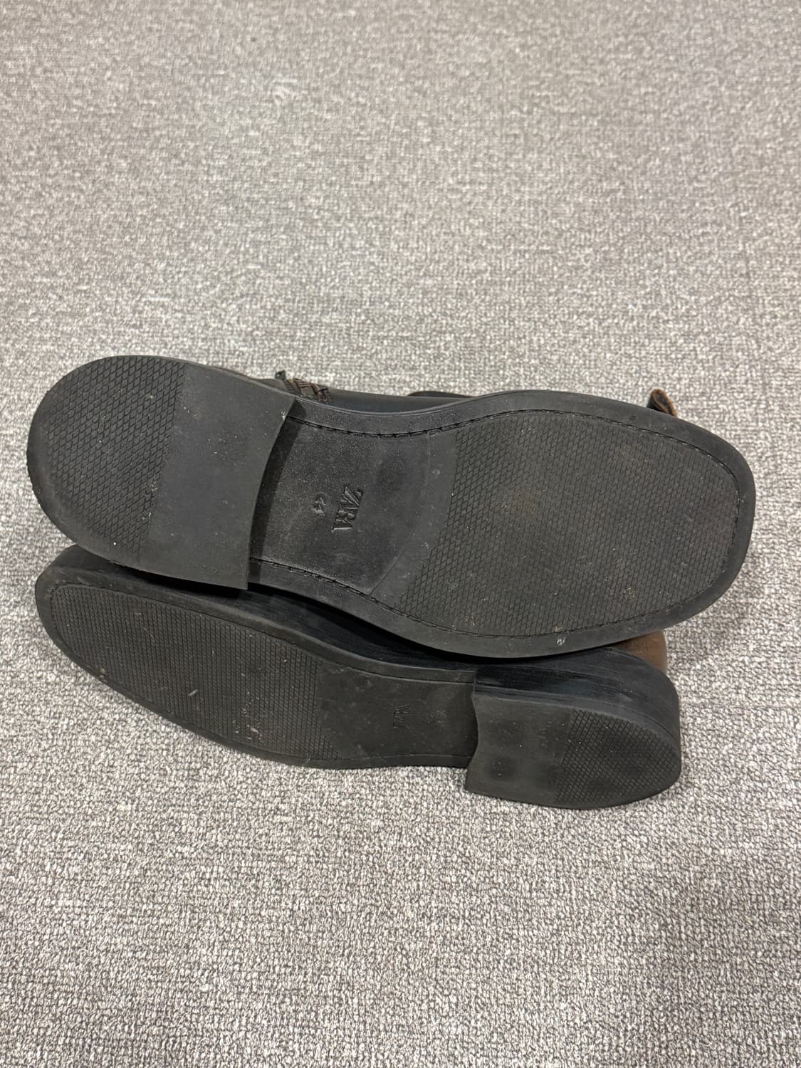 자라 스퀘어토 워싱 웨스턴 부츠 44 상품이미지4