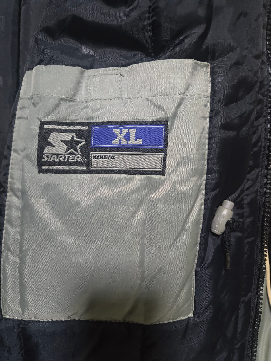 90s Starter 스타터 NFL 레이더스 패딩 점퍼 상품이미지3