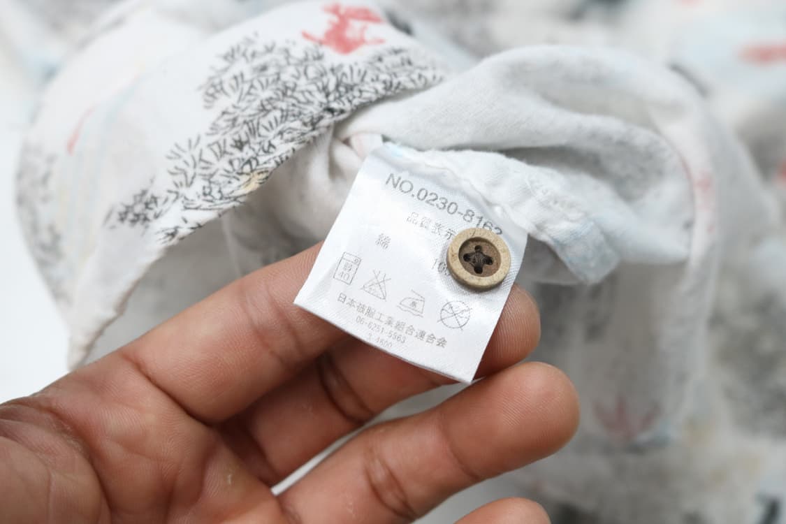 abitio 아비티오 빈티지 금어 그래픽 코튼 반팔 셔츠 (4L) 상품이미지10