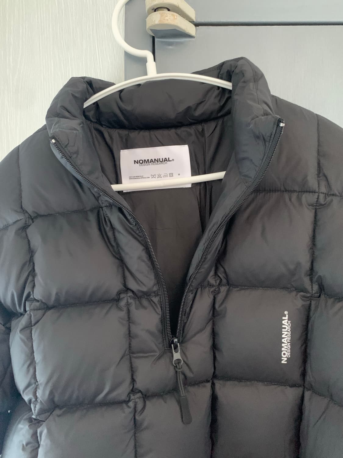 노매뉴얼 스퀘어 하프집업 자켓 덕다운 상품이미지8