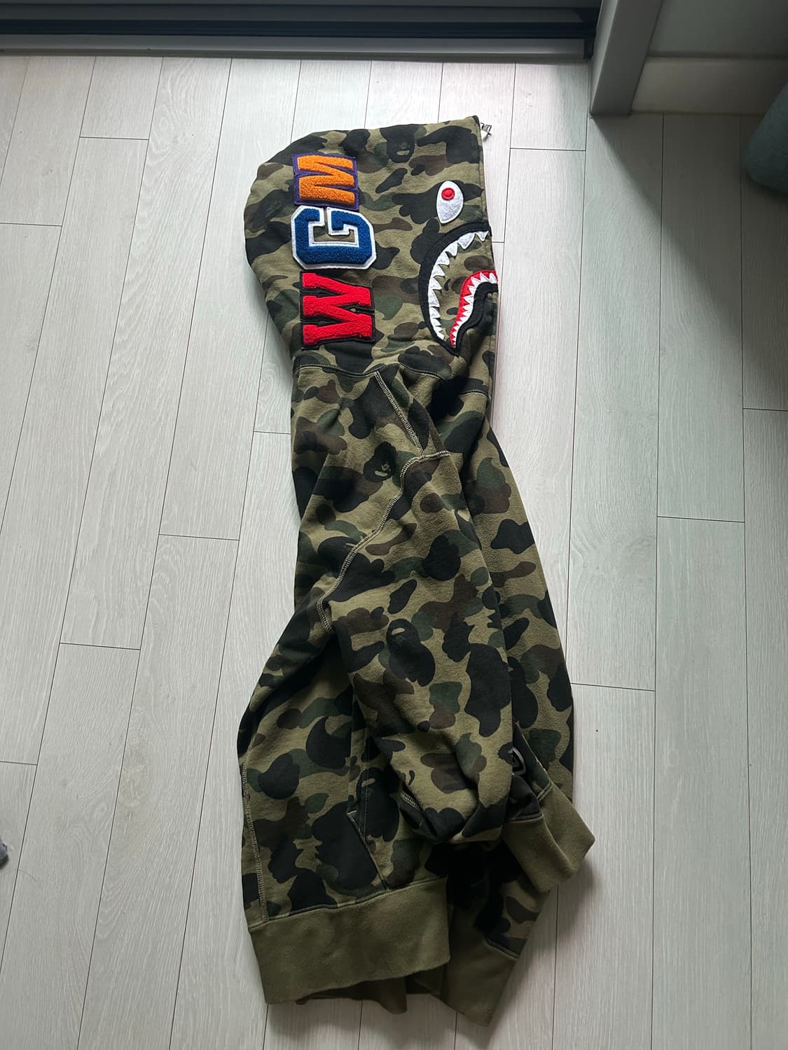 베이프 샤크후드 녹계 상품이미지3