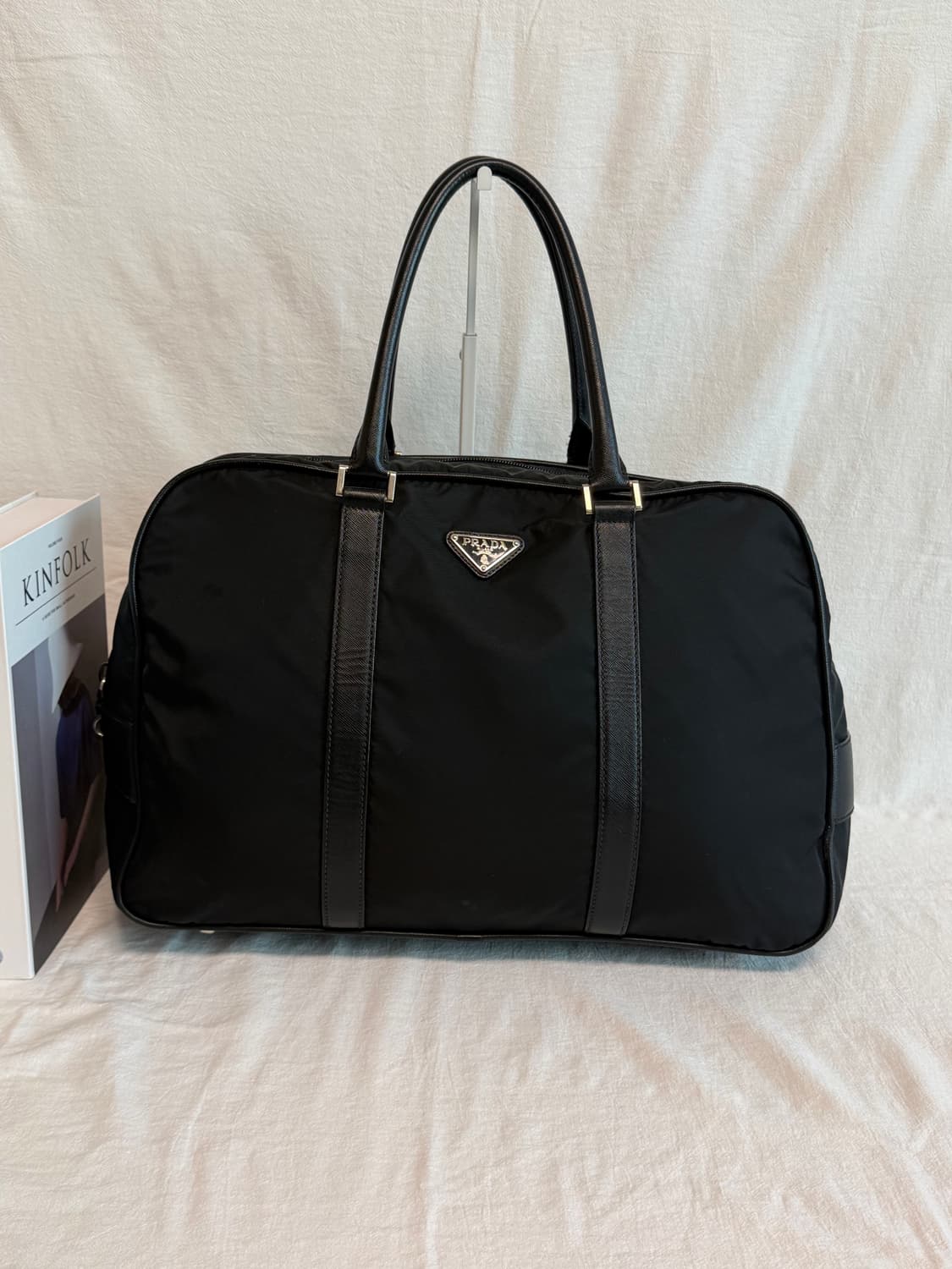 정품 프라다 사피아노 나일론 토트백 보스턴백 골프가방 여행  상품이미지1