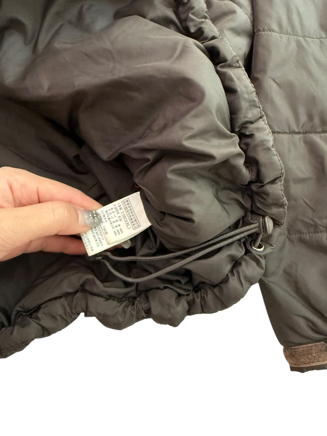 노스페이스 브라운 경량패딩 상품이미지9