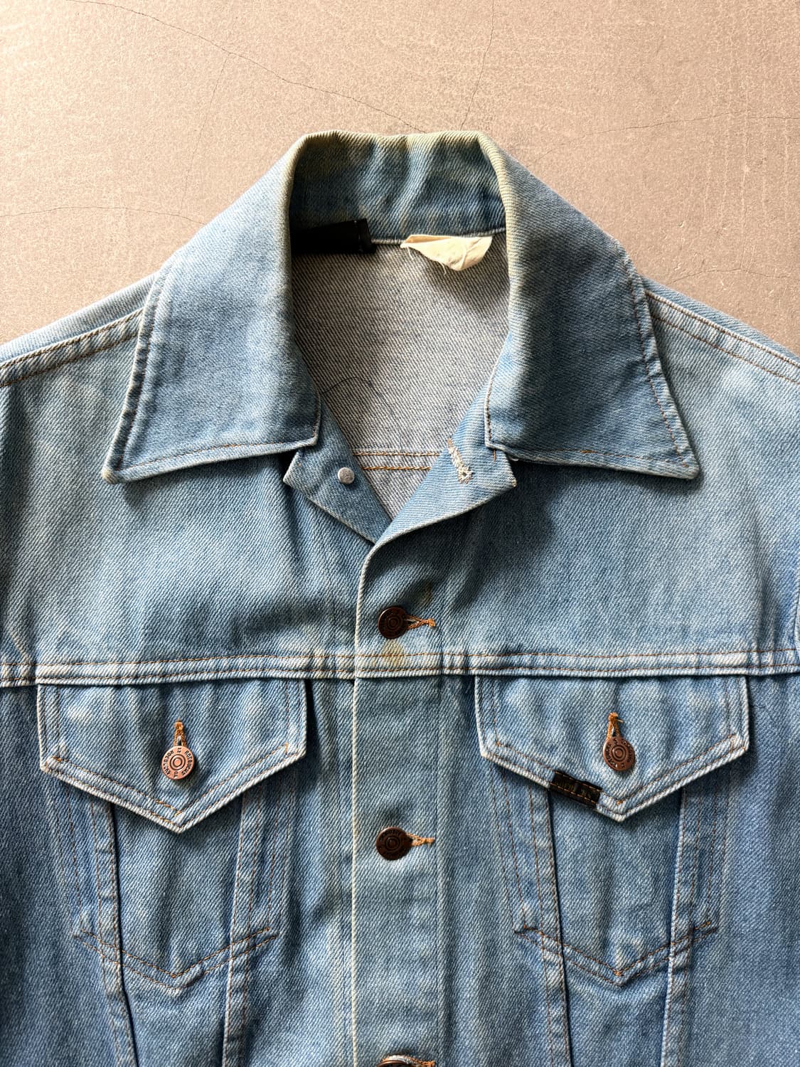 70s Sears Roebucks Denim Trucker Jacket 상품이미지4