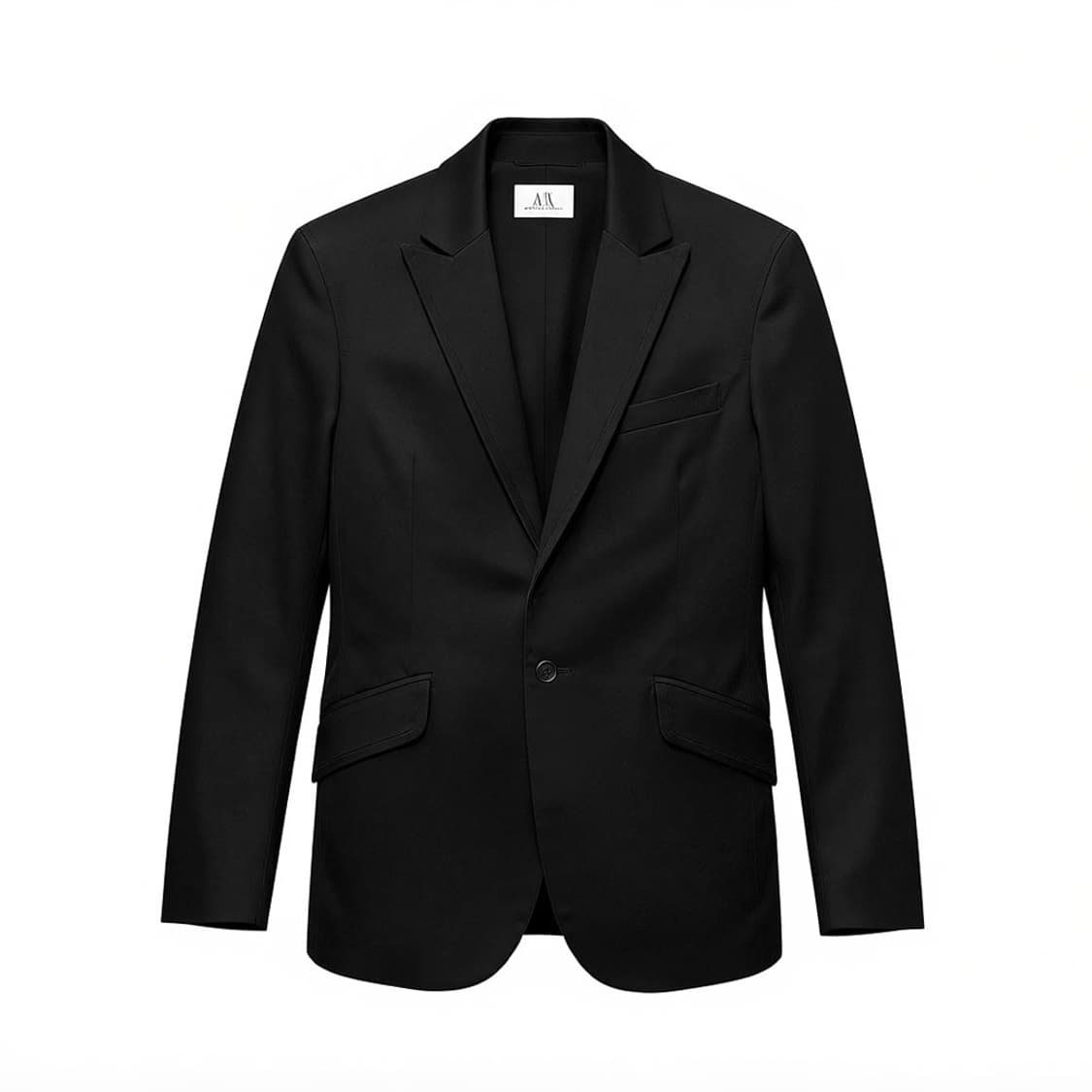 A/X 알마니익스체인지 롱라인 코튼 블레이져 숄라펠 디테일 블랙 상품이미지1