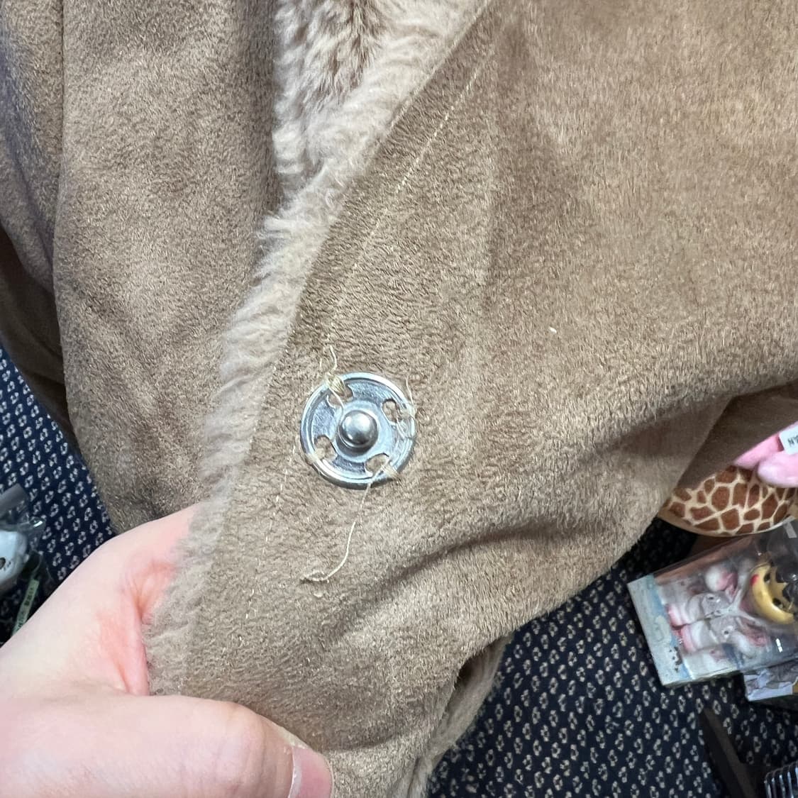 [Japanese Vintage] 올리브데올리브 무스탕 coat 상품이미지6