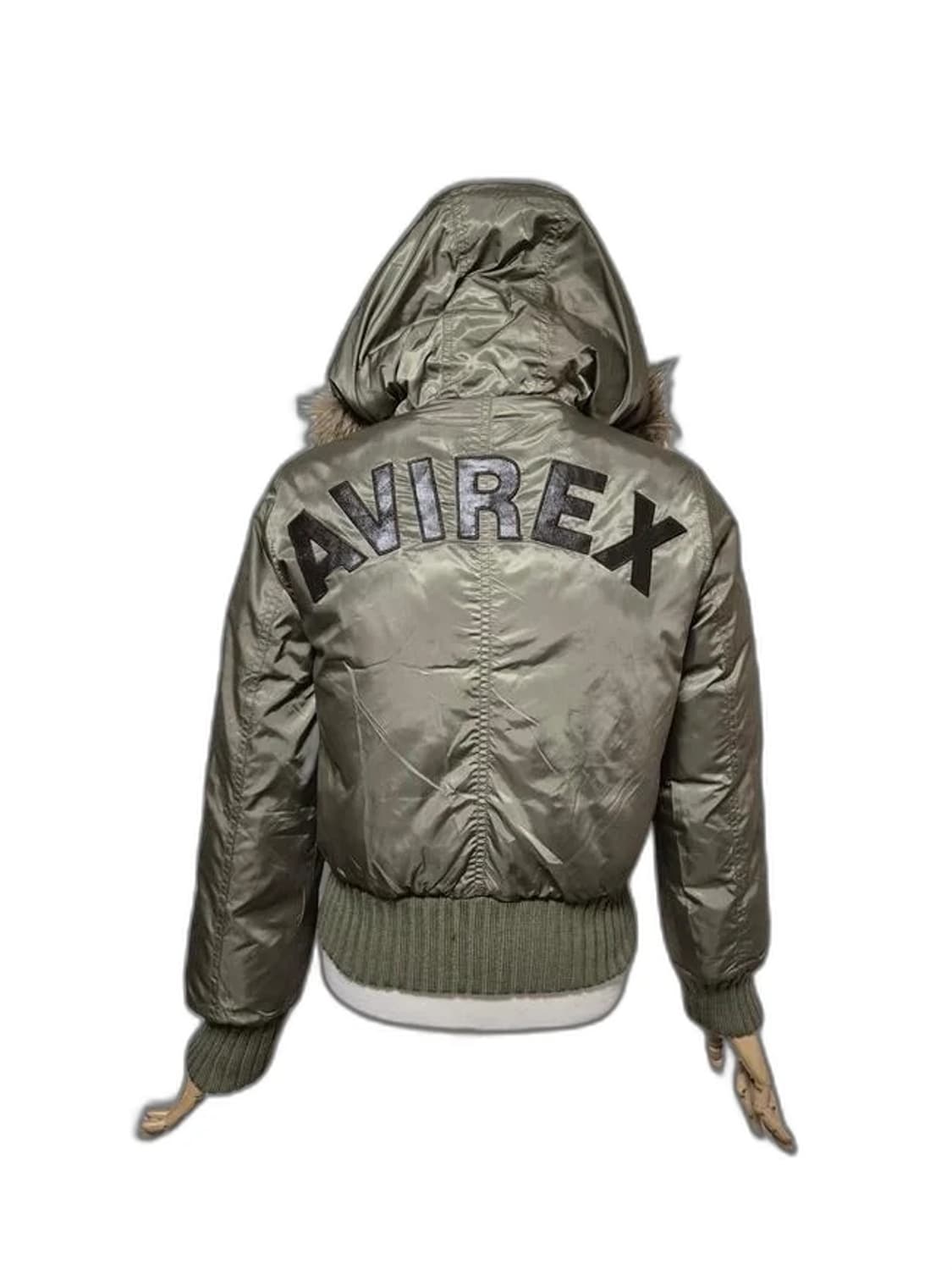 아비렉스 ma1 봄버 자켓 n2b 퍼 후드 항공점퍼 카키색 상품이미지4