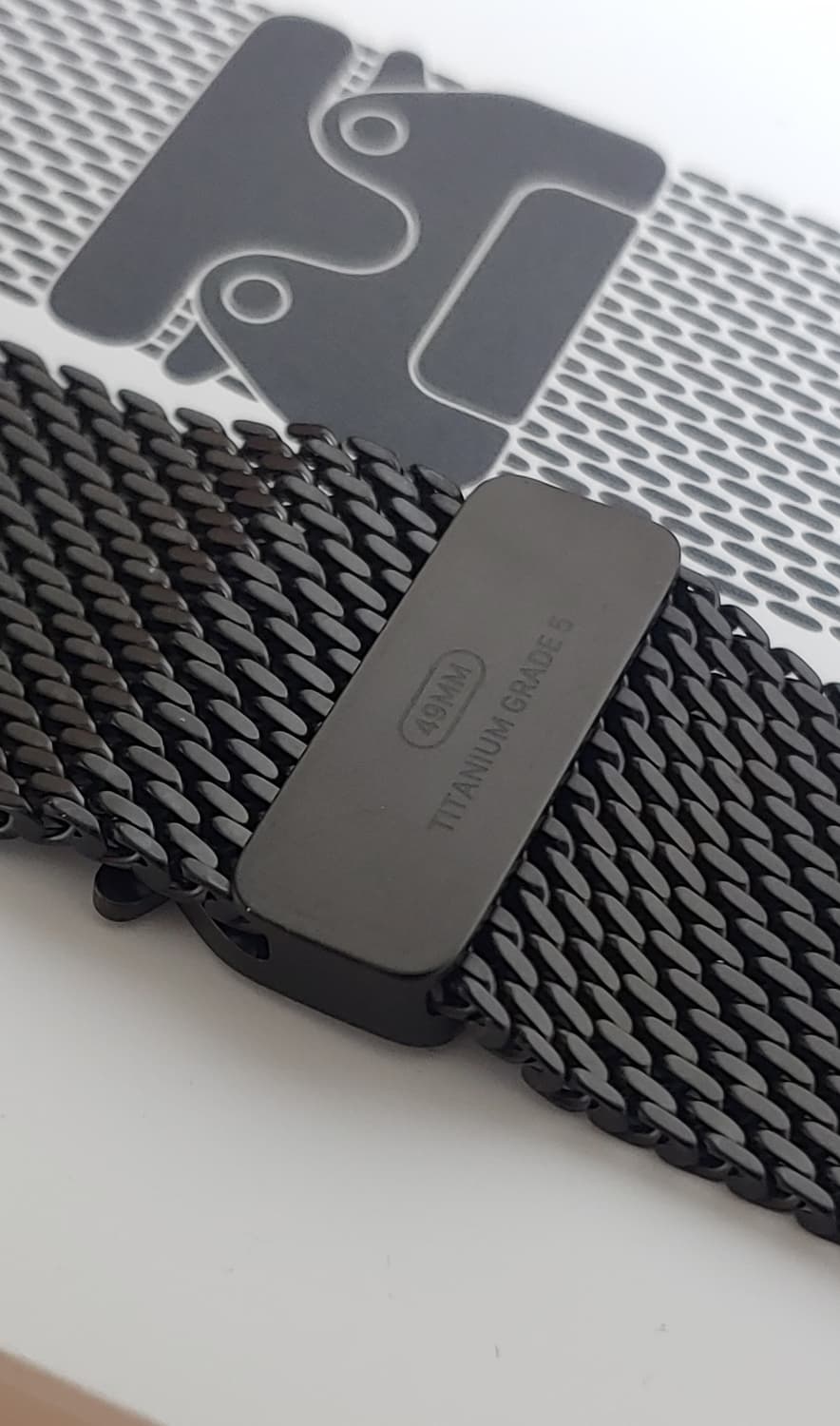 Apple 정품 2025 애플워치 티타늄 밀레니즈 루프 S 블랙 상품이미지4