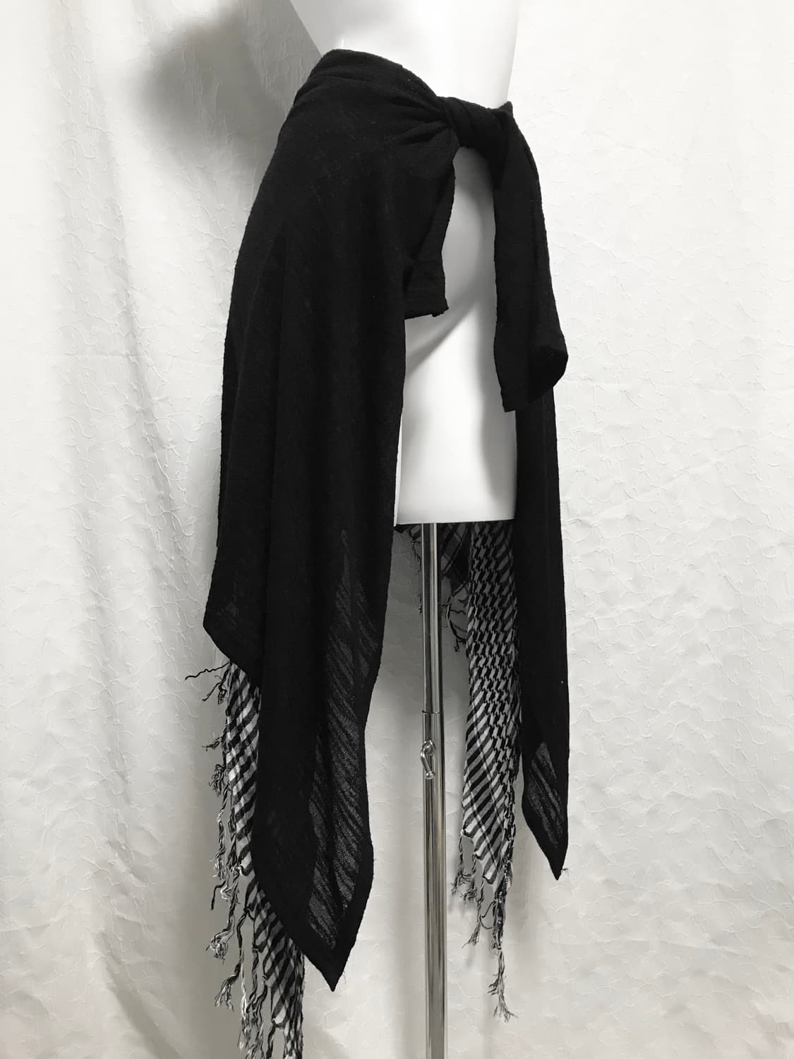 빈티지 vkei 펑크 체크 레이어드 가디건 상품이미지5