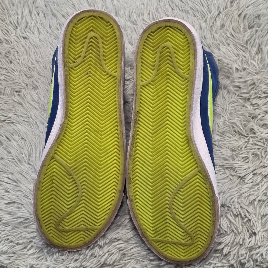 4q-15:나이키 블레이저 미드 스웨이드 블루/볼트 (23cm) 상품이미지8