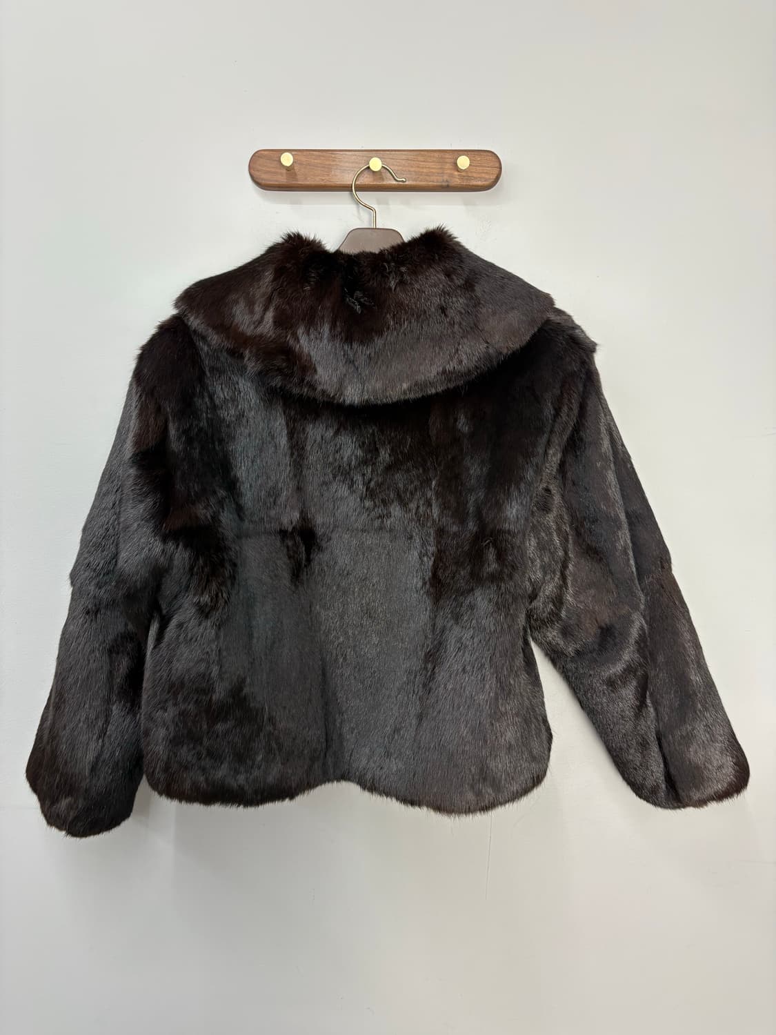 Vert Dense 모피 안감 레이온 퍼 자켓 A3503 상품이미지5