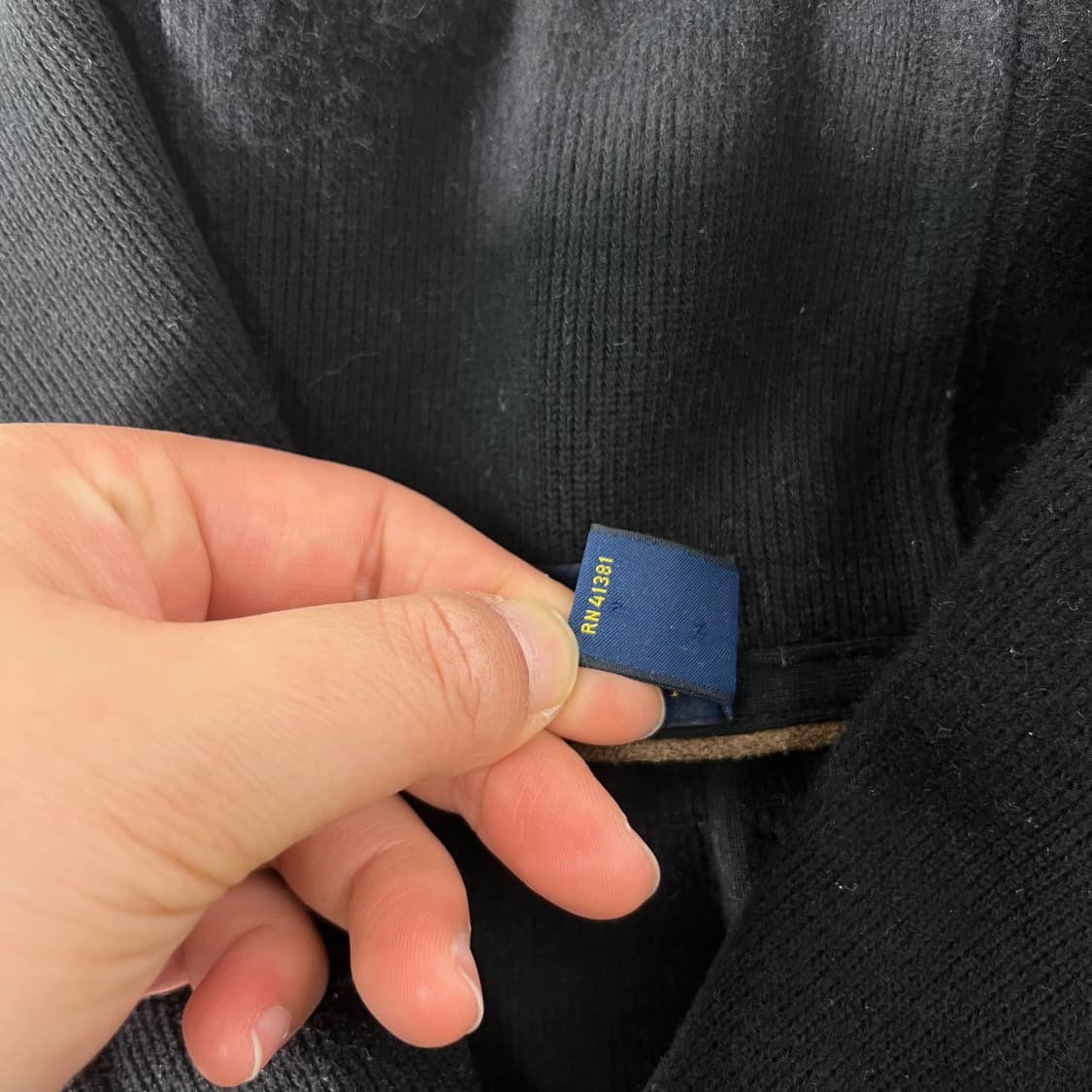 100 폴로랄프로렌 숄카라 코튼 니트 상품이미지5