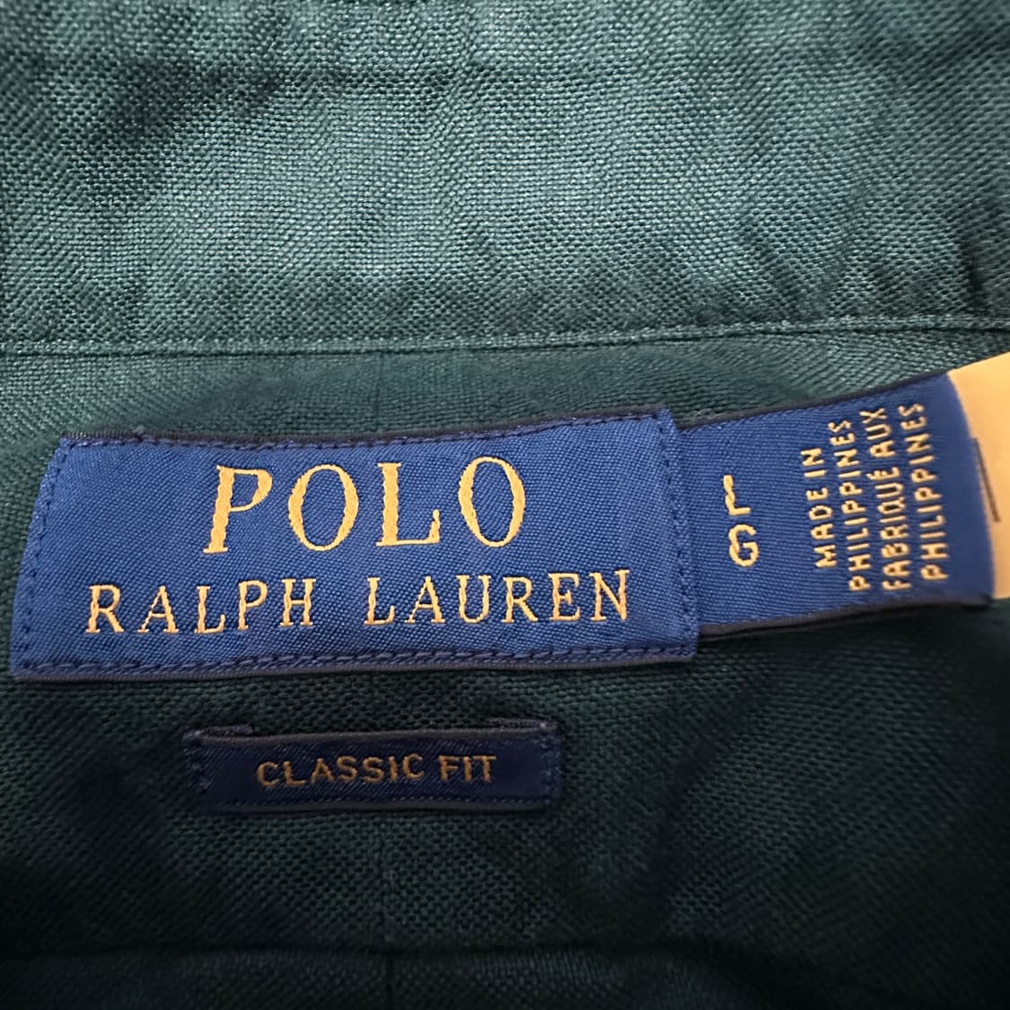 POLO RALPH LAUREN shirt dark green 상품이미지4