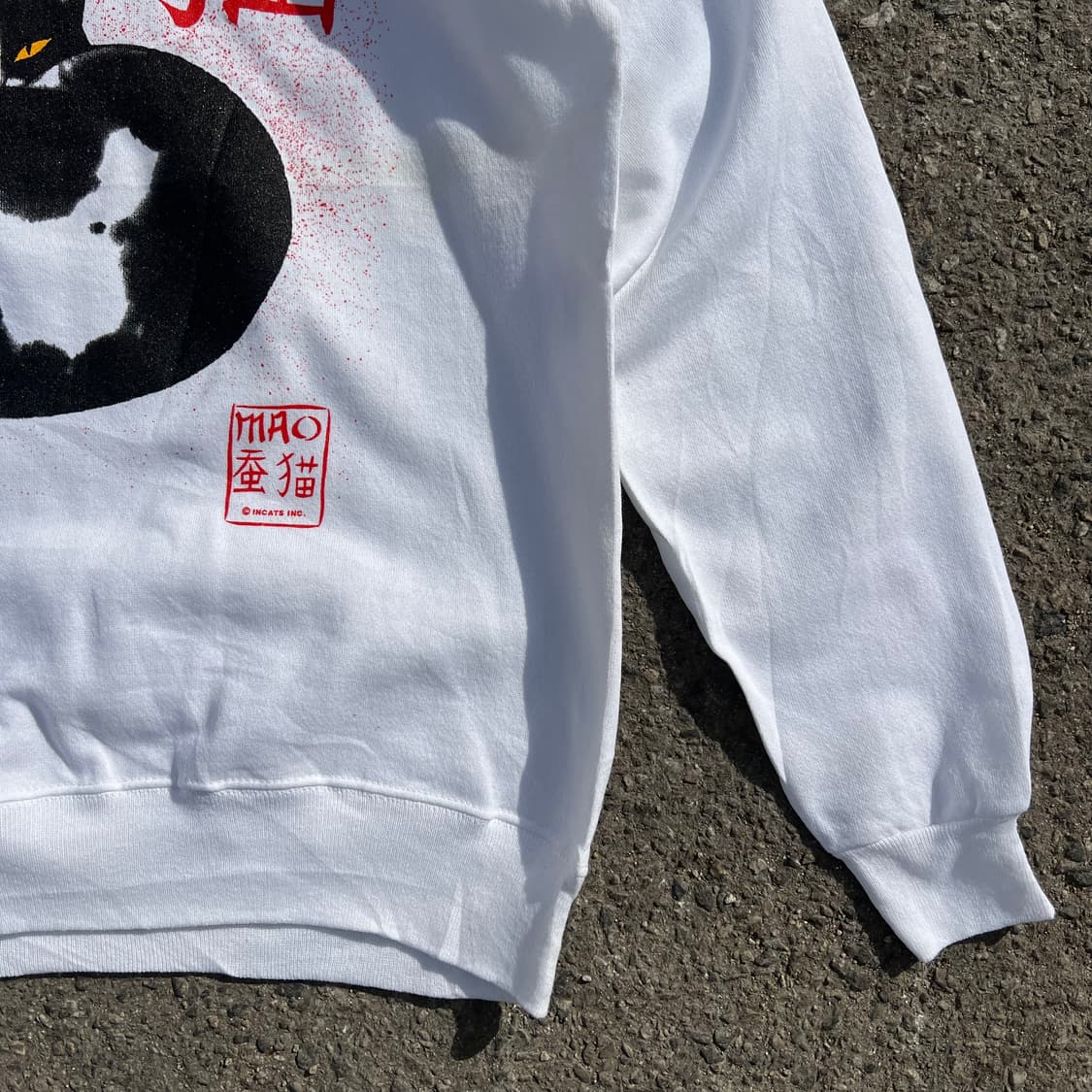 90‘s Mao(Cat) 래글런 스웻셔츠 상품이미지4