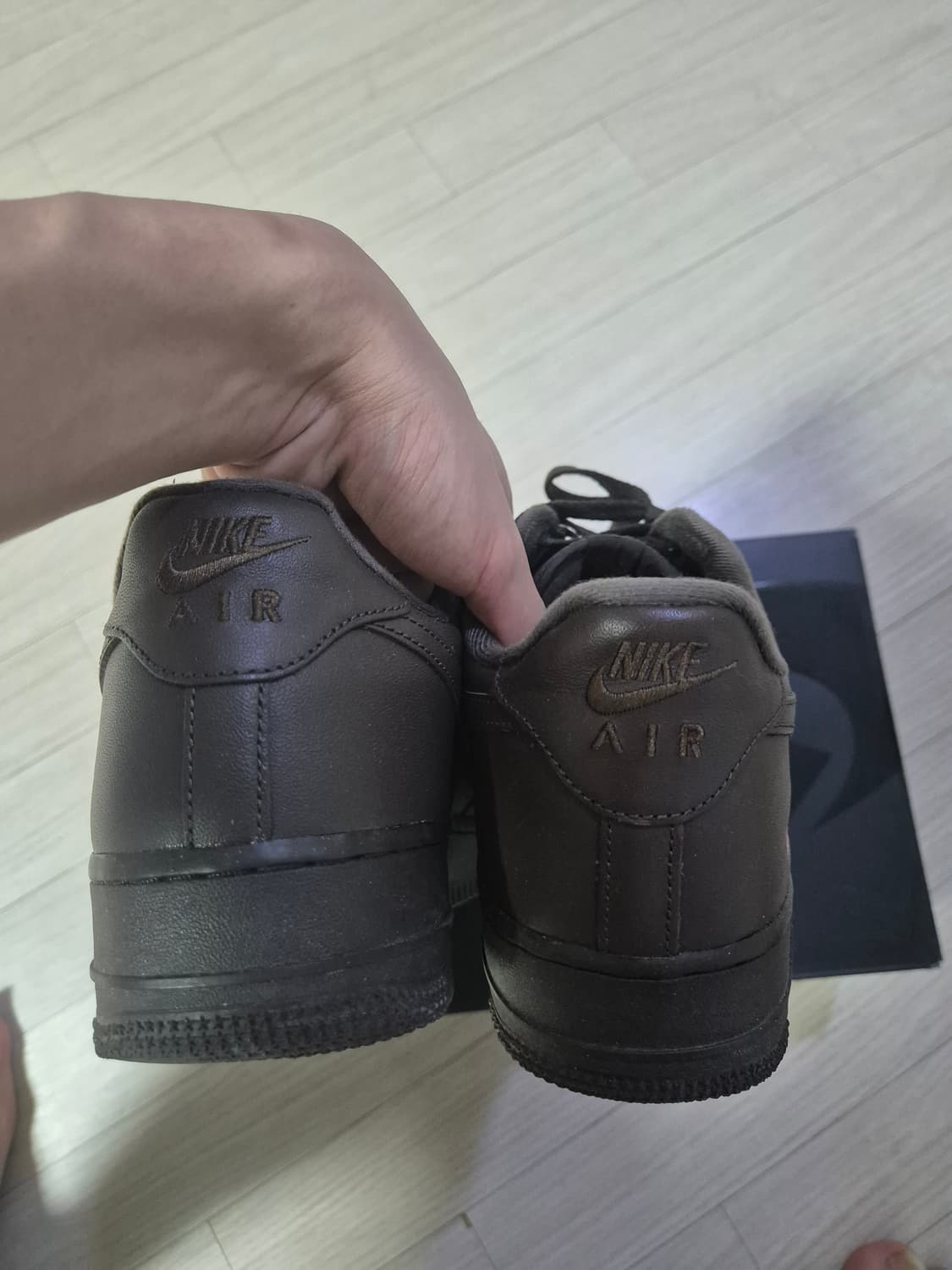 나이키 슈프림 나프림 브라운 에어포스 상품이미지2