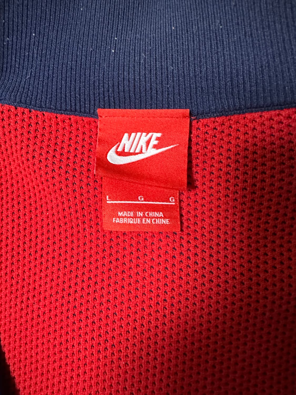 나이키 네이비 레드 트랙 자켓 상품이미지3