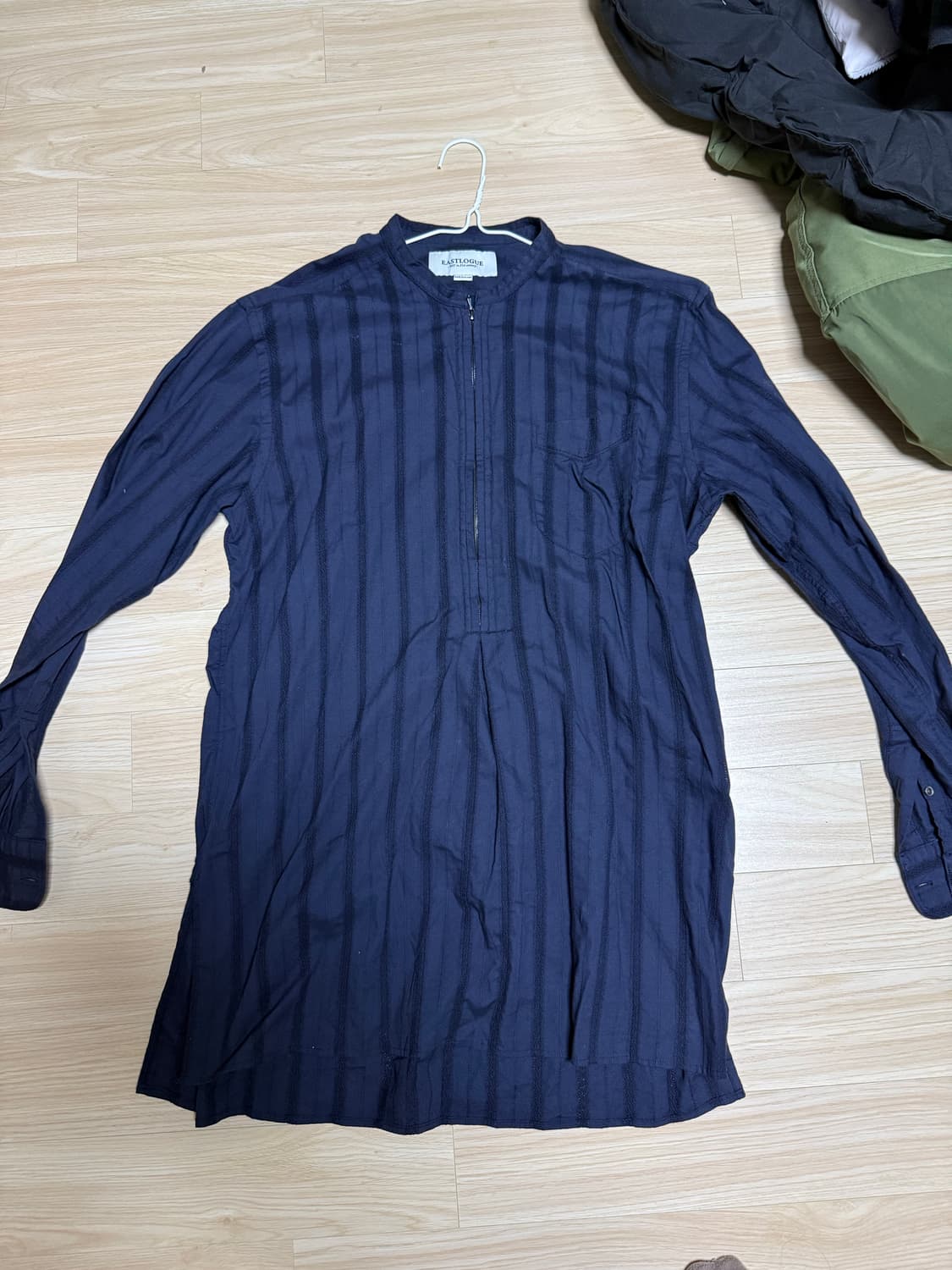 이스트로그 헨리넥 셔츠 상품이미지1