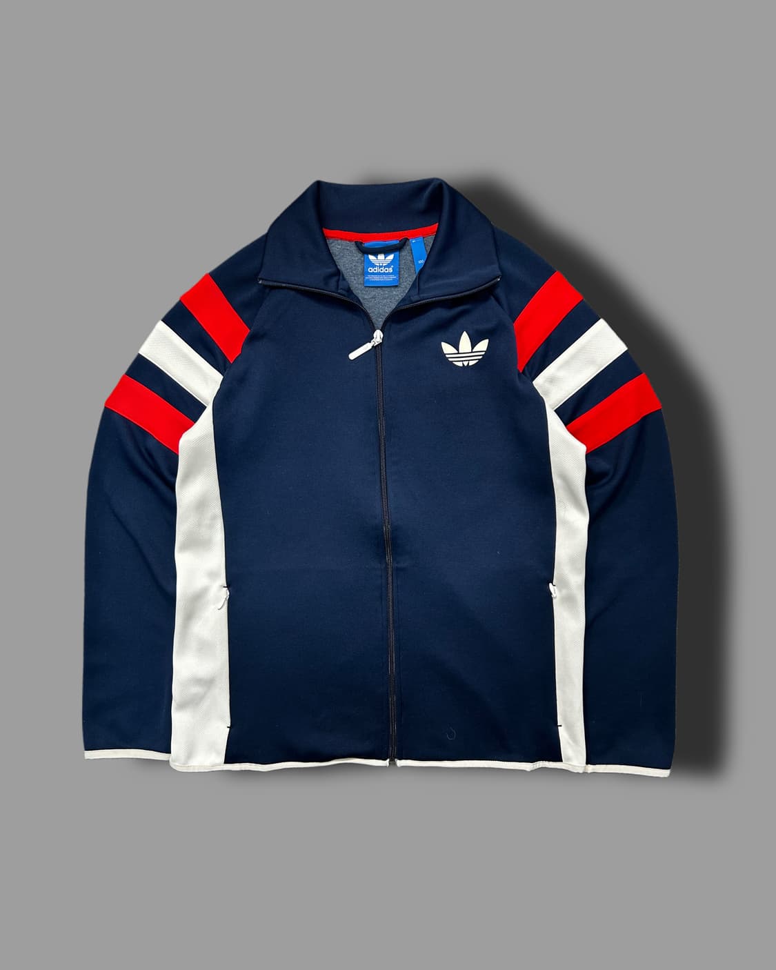 아디다스 구파이어버드 네이비 배색 트랙탑 져지 L 상품이미지4