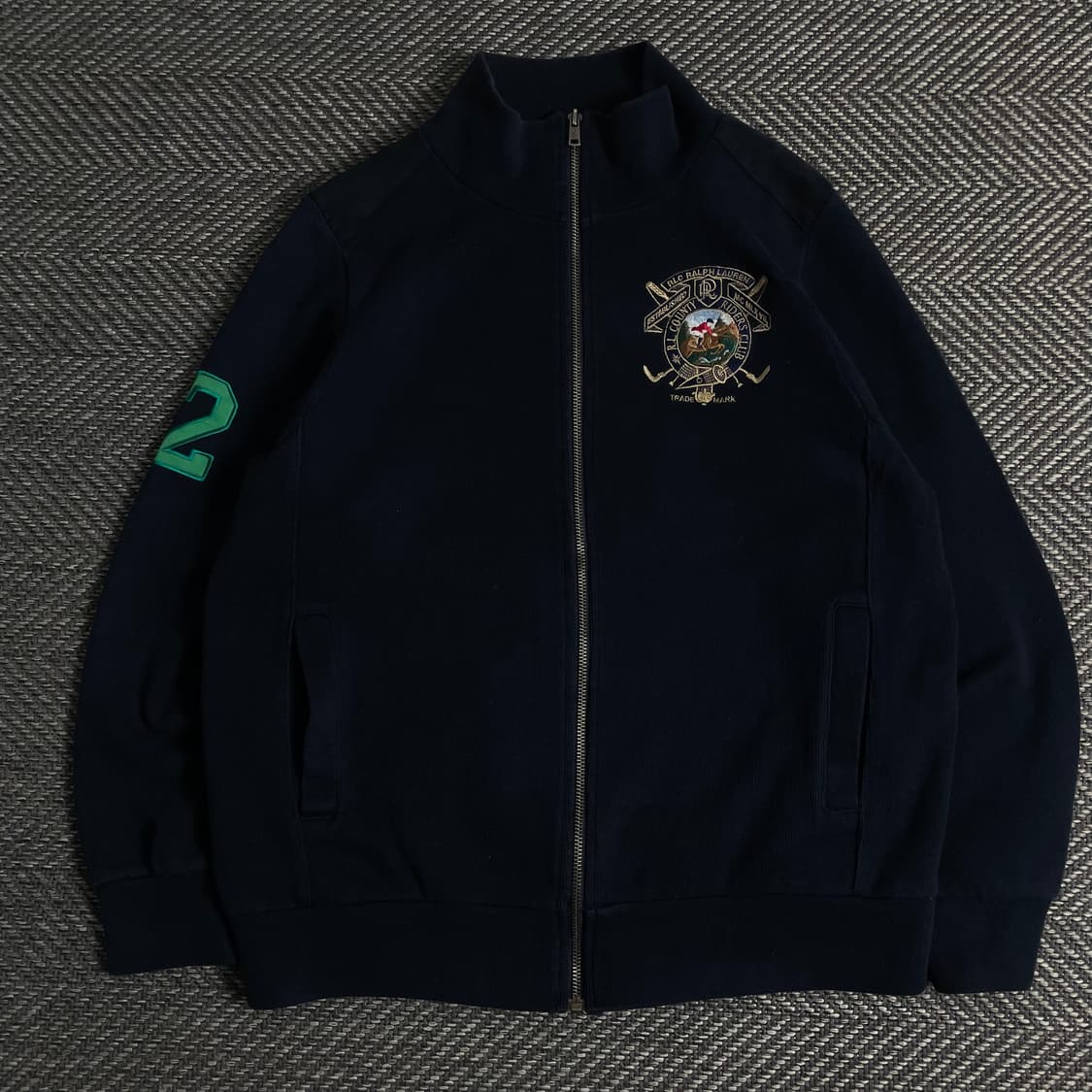 폴로 랄프로렌 빅포니 자수 네이비 코튼 집업 자켓y 3606 상품이미지2