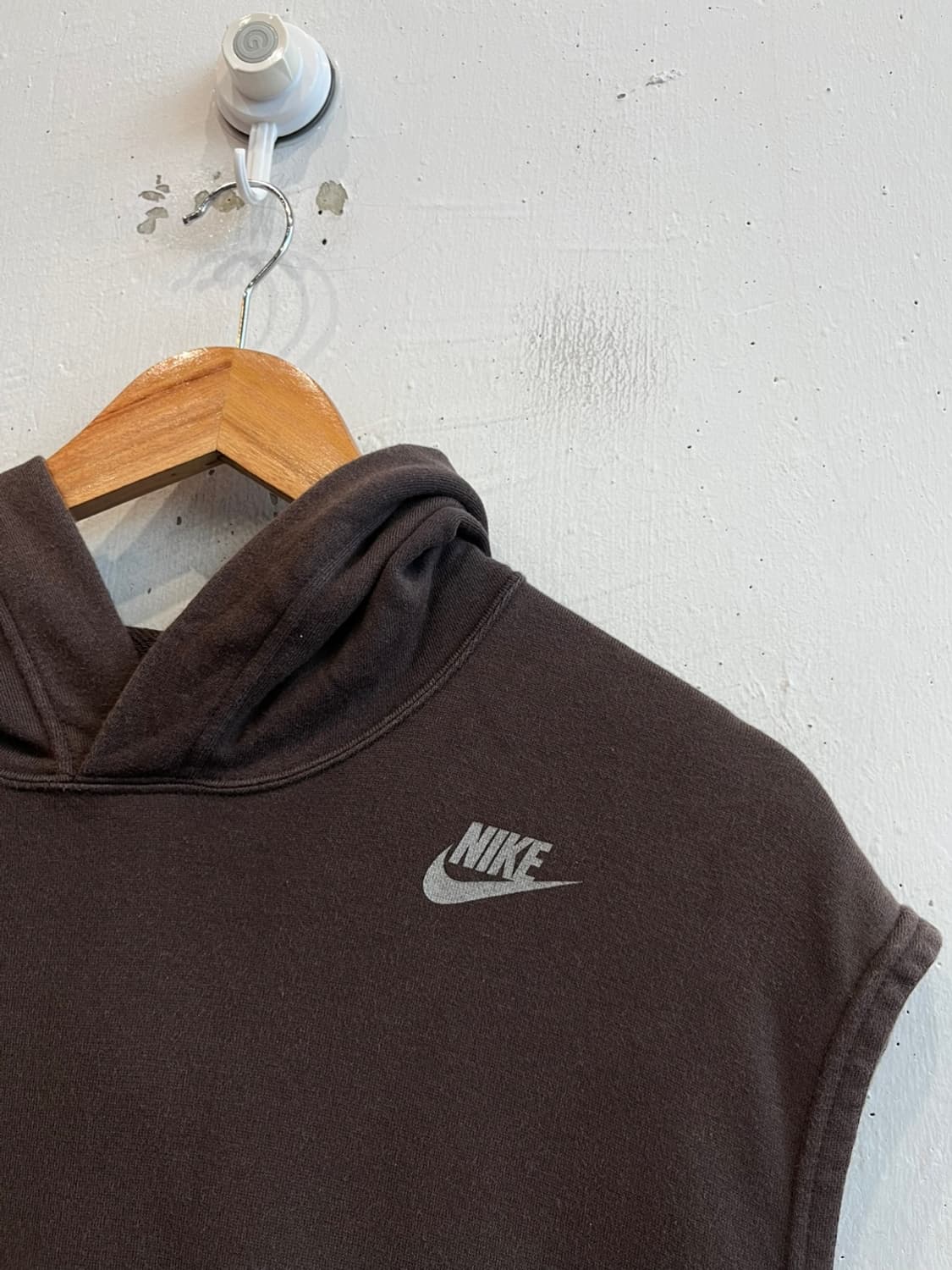 00s 나이키 재팬 슬리브리스 후드 브라운 L 상품이미지3
