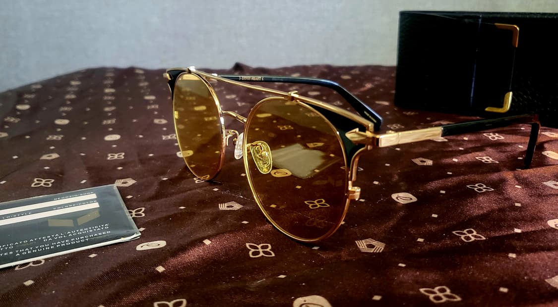 [미사용 새상품] -*옐로우  틴트렌즈  선글라스* 상품이미지5