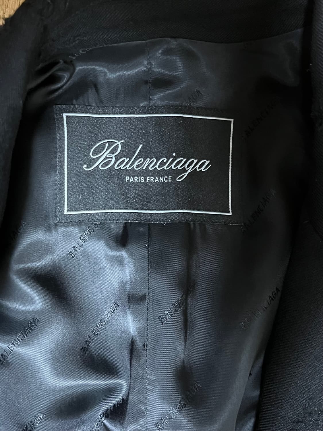 [46] 디스트로이드 오버 코트 블랙 상품이미지7