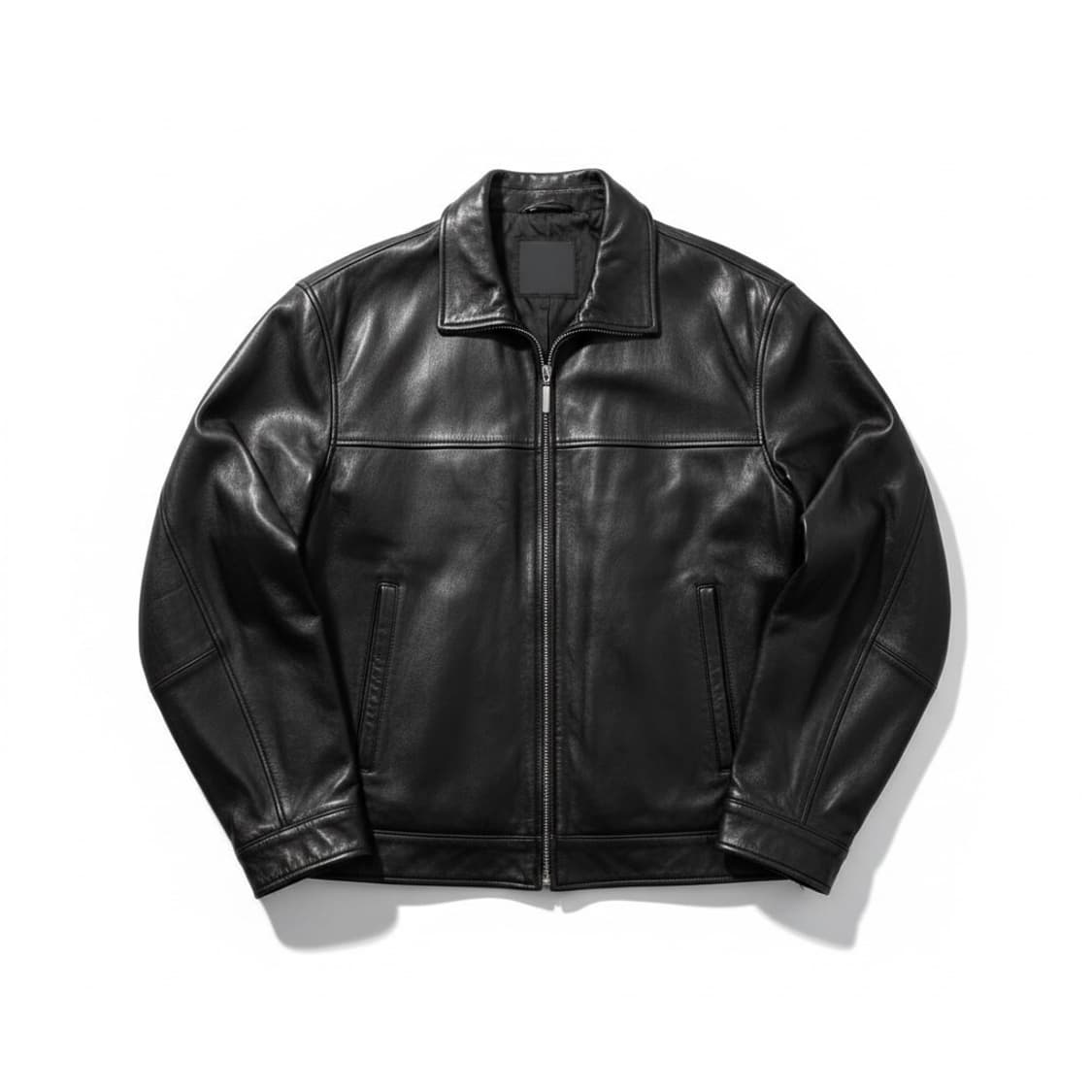 LAMB NAPPA SELECTION 블랙 레더 자켓 50 상품이미지1