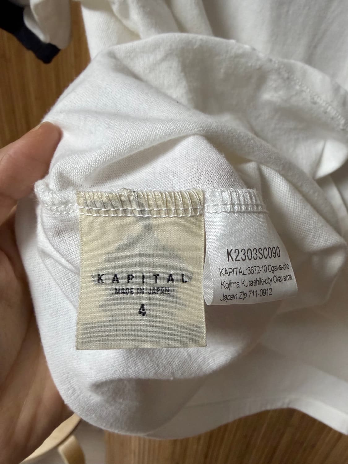 캐피탈 텐지쿠 링거티셔츠 4size 상품이미지5