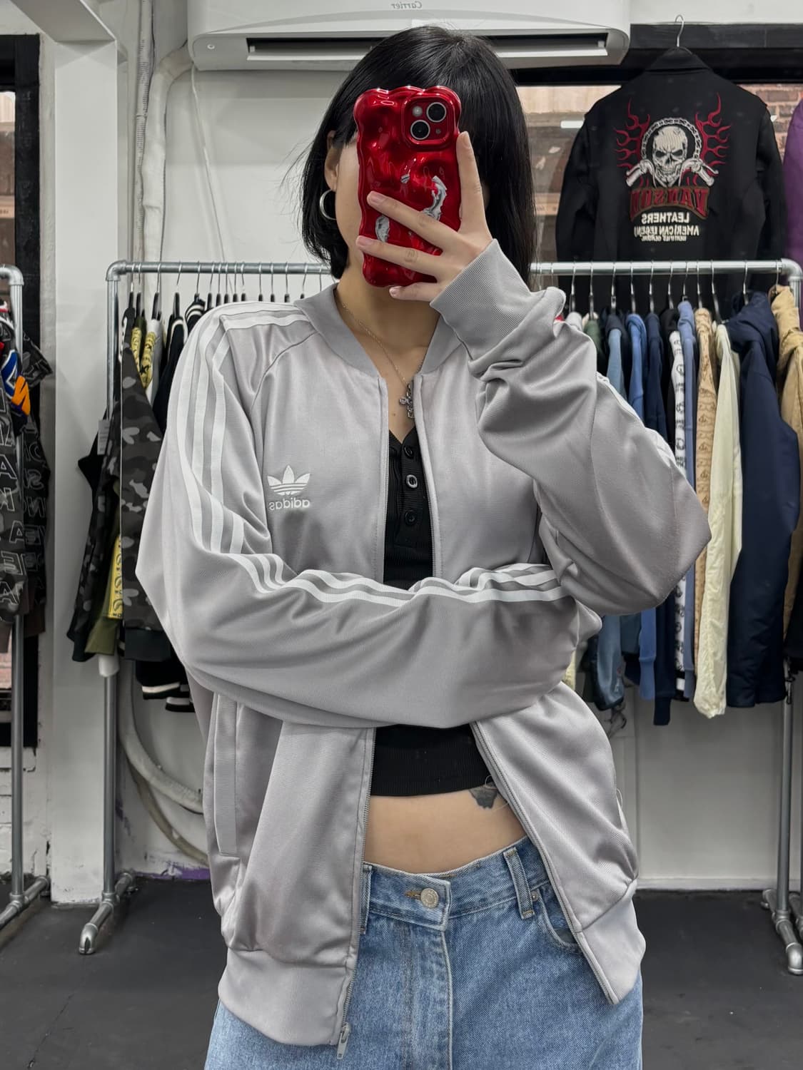 아디다스 파이어버드 실버 트랙자켓 상품이미지1