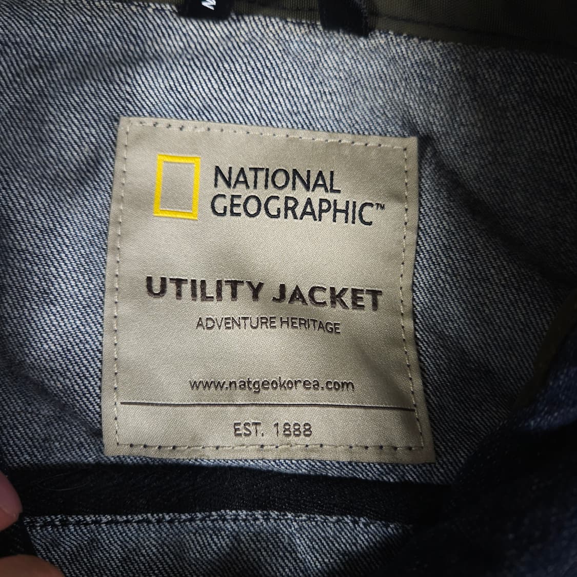 내셔널지오그래픽 와펜 데님 자켓 상품이미지5