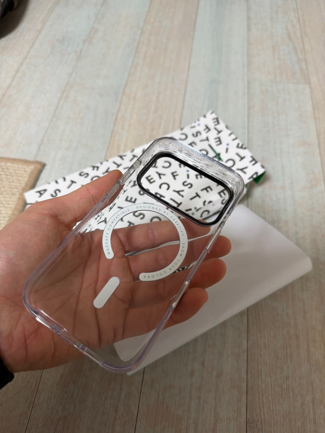 아이폰17프로 케이스티파이 투명케이스 상품이미지1