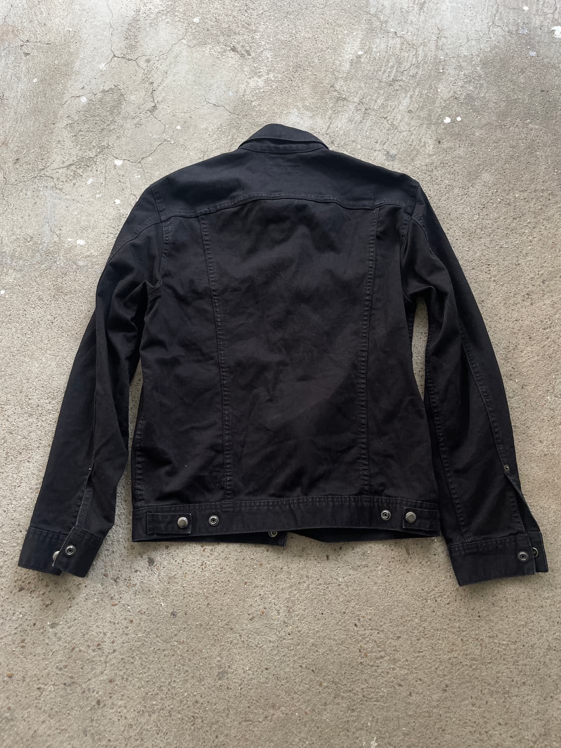 (Japanese vintage)black denim jacket 상품이미지6