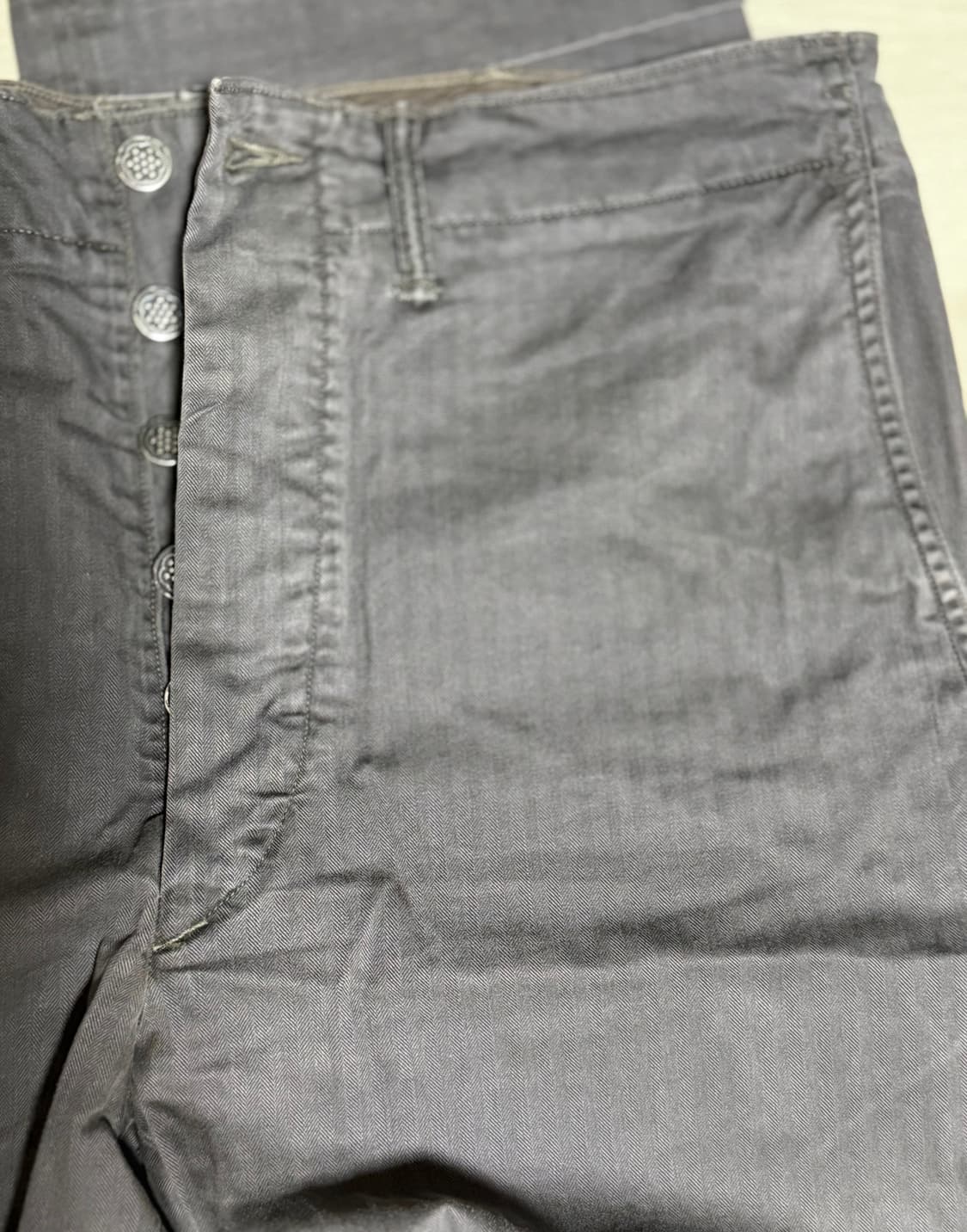 RRL 더블알엘 헤링본 필드 팬츠 블랙 32/32 상품이미지3