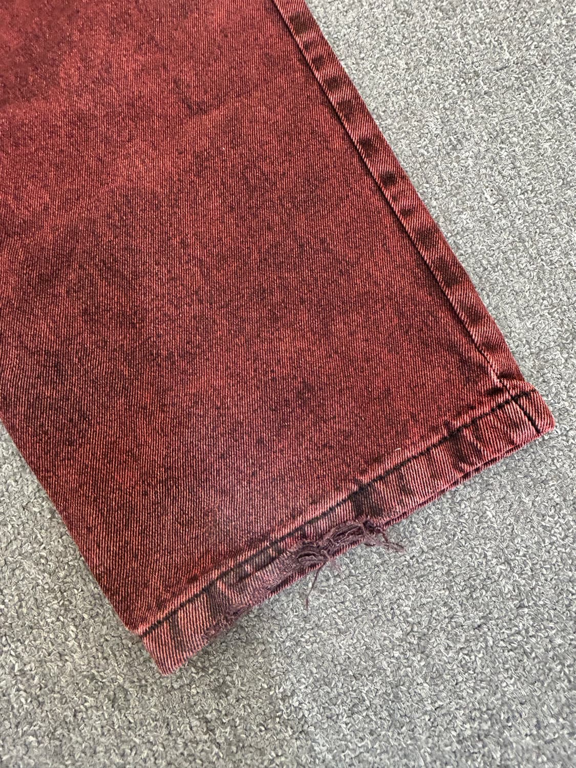 폴라 빅보이 BIG BOY PANTS - Red black (M) 상품이미지3
