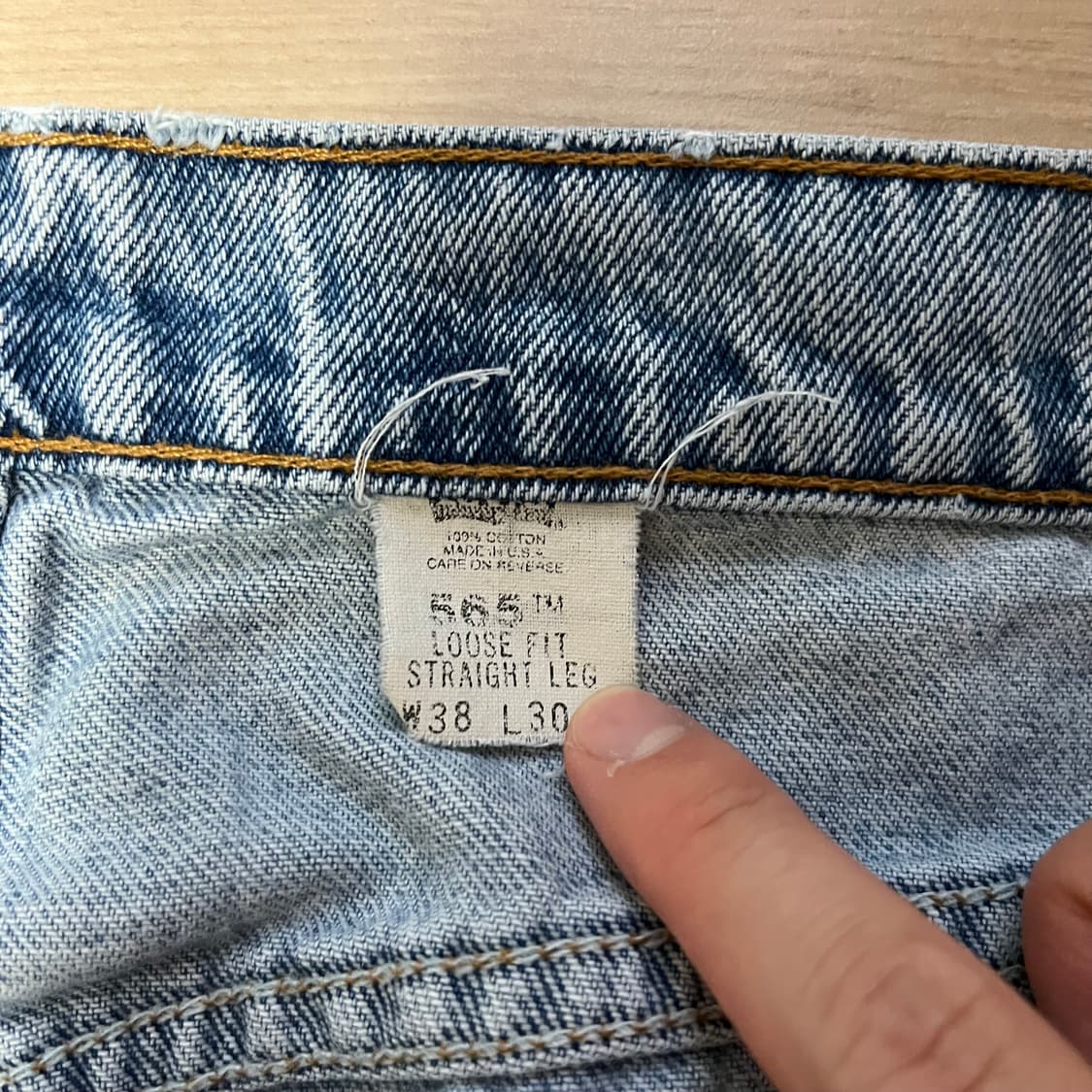[38X30] 90s 빈티지 리바이스 565 made in usa 상품이미지2