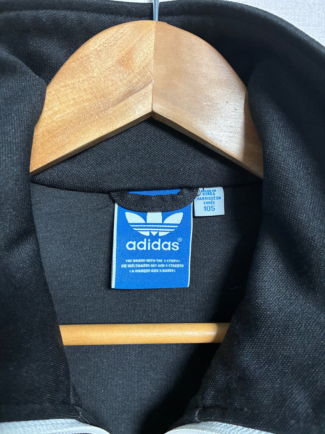 빈티지 아디다스 유로파 져지 블랙 XL 상품이미지3