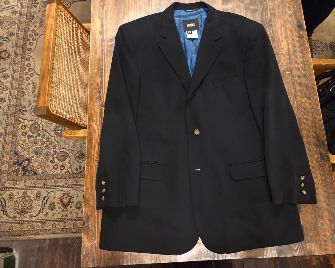 90'S 베르사체 네이비자켓  상품이미지3