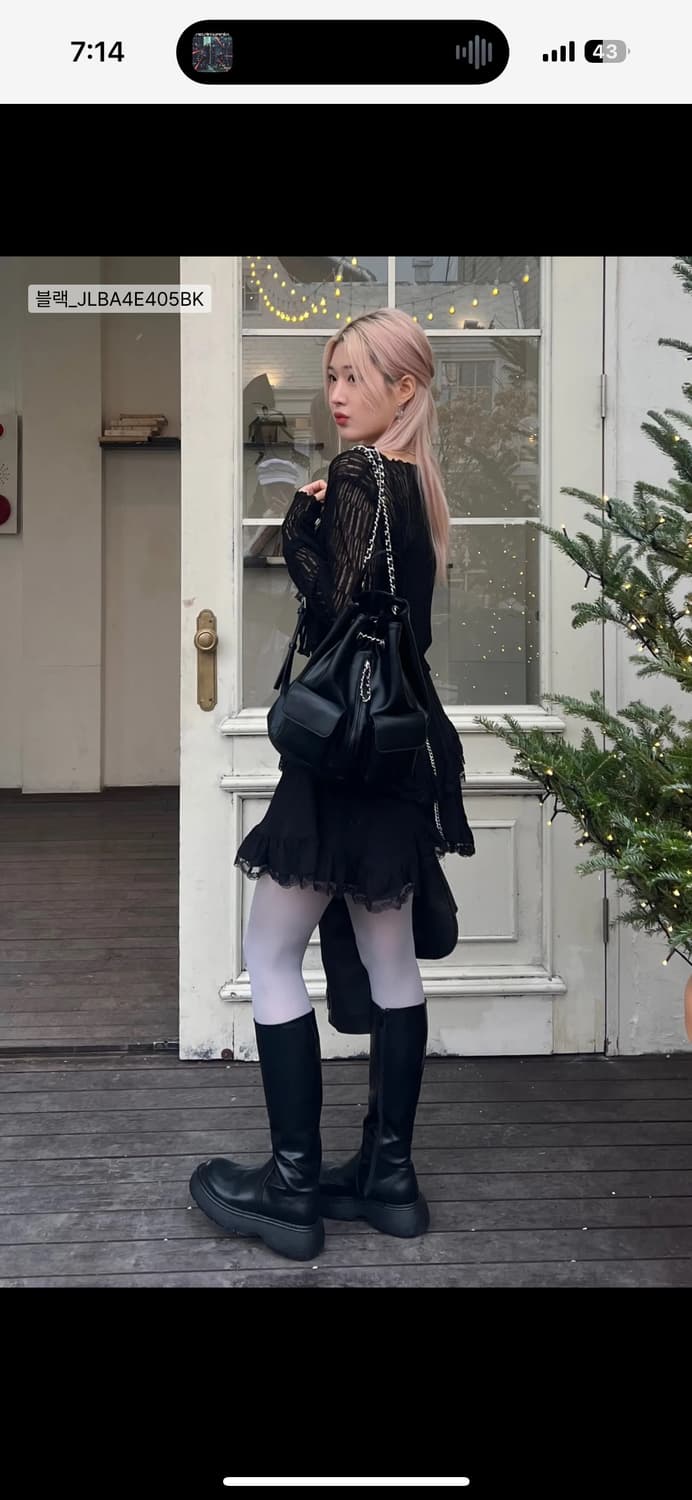 질 바이 질스튜디오 [에스텔라] 체인 백팩 - 3color 상품이미지4