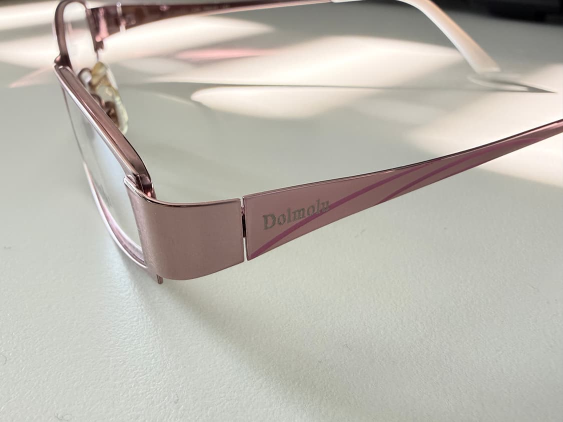 돌모루 빈티지 안경 핑크 메탈테 상품이미지4