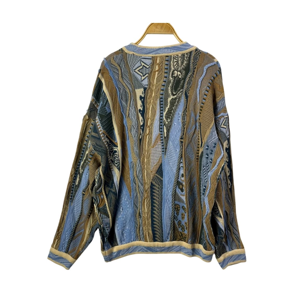 [Carlo Alberto] 빈티지 3D 케이블 울 니트 상품이미지2