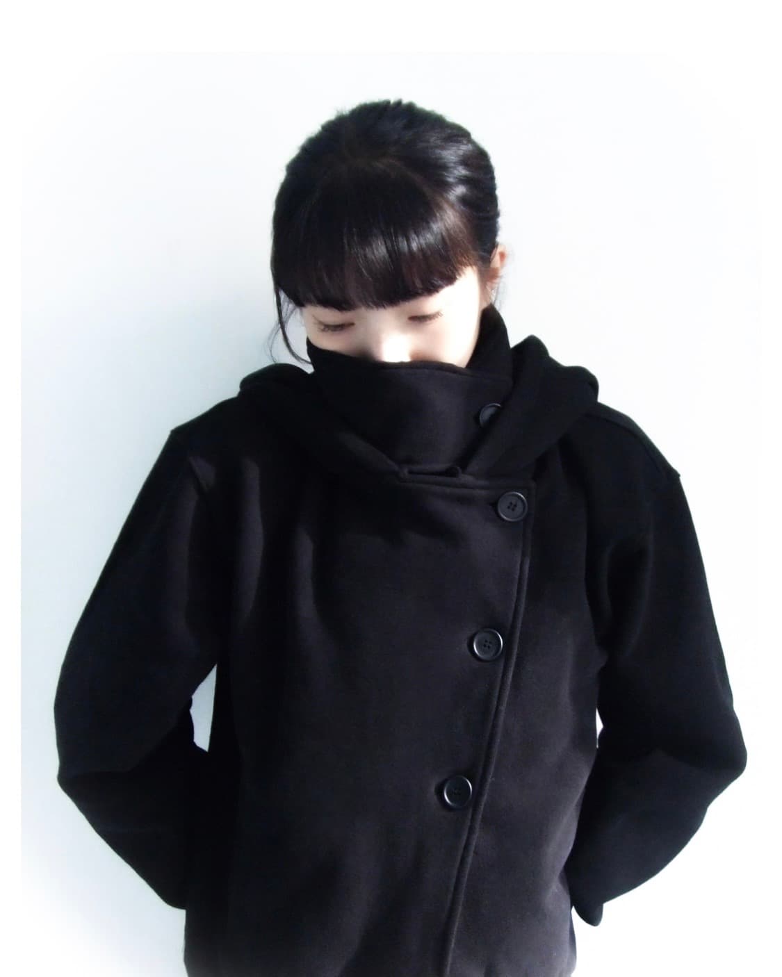 오스하이 High Neck Hood ZipUp 하이넥 후드집업 코이세이오 상품이미지2