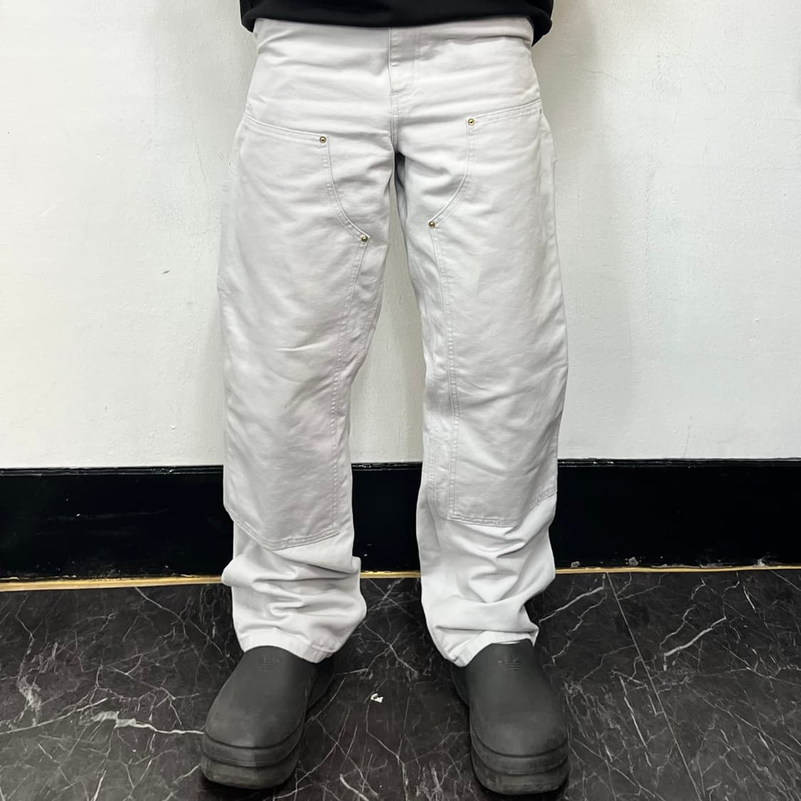 칼하트 WIP 캔버스 더블니 워크 팬츠 상품이미지2