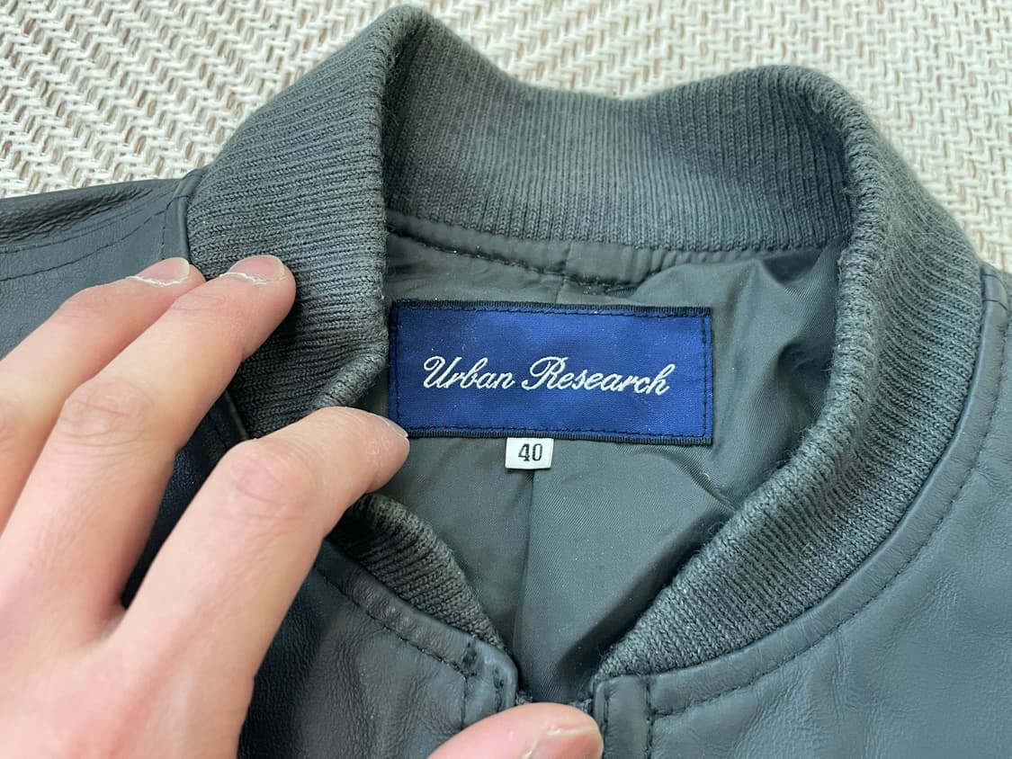 빈티지 돈피 레더 봄버자켓  J03923 상품이미지3